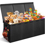 Extra Large Toy Box with Lids - Sturdy Collapsible Kids Storage Organizer Big Bin Chest