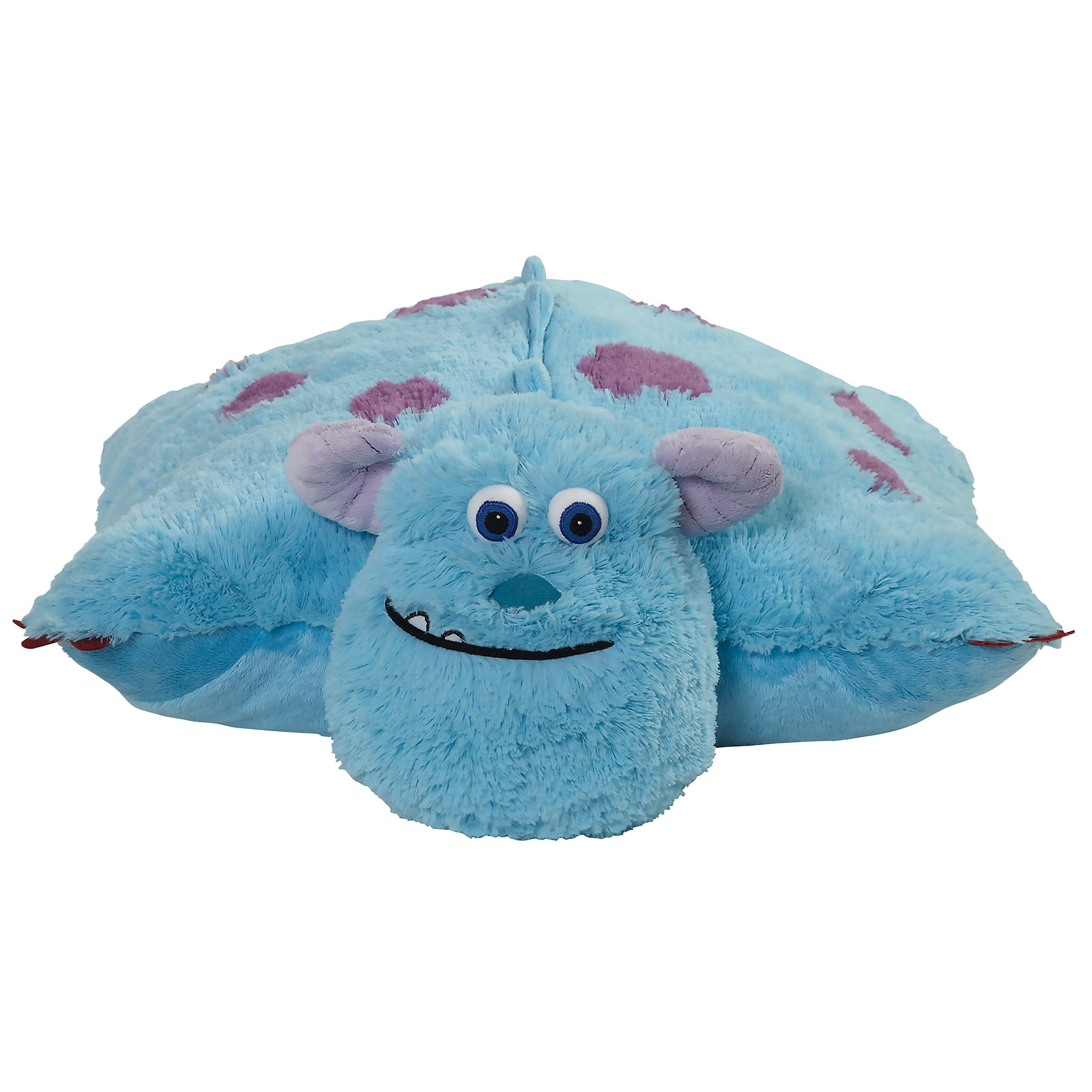 Monsters Inc 16" Sulley Stuffed Animal, Disney Monsters University Plush Toy, Blue