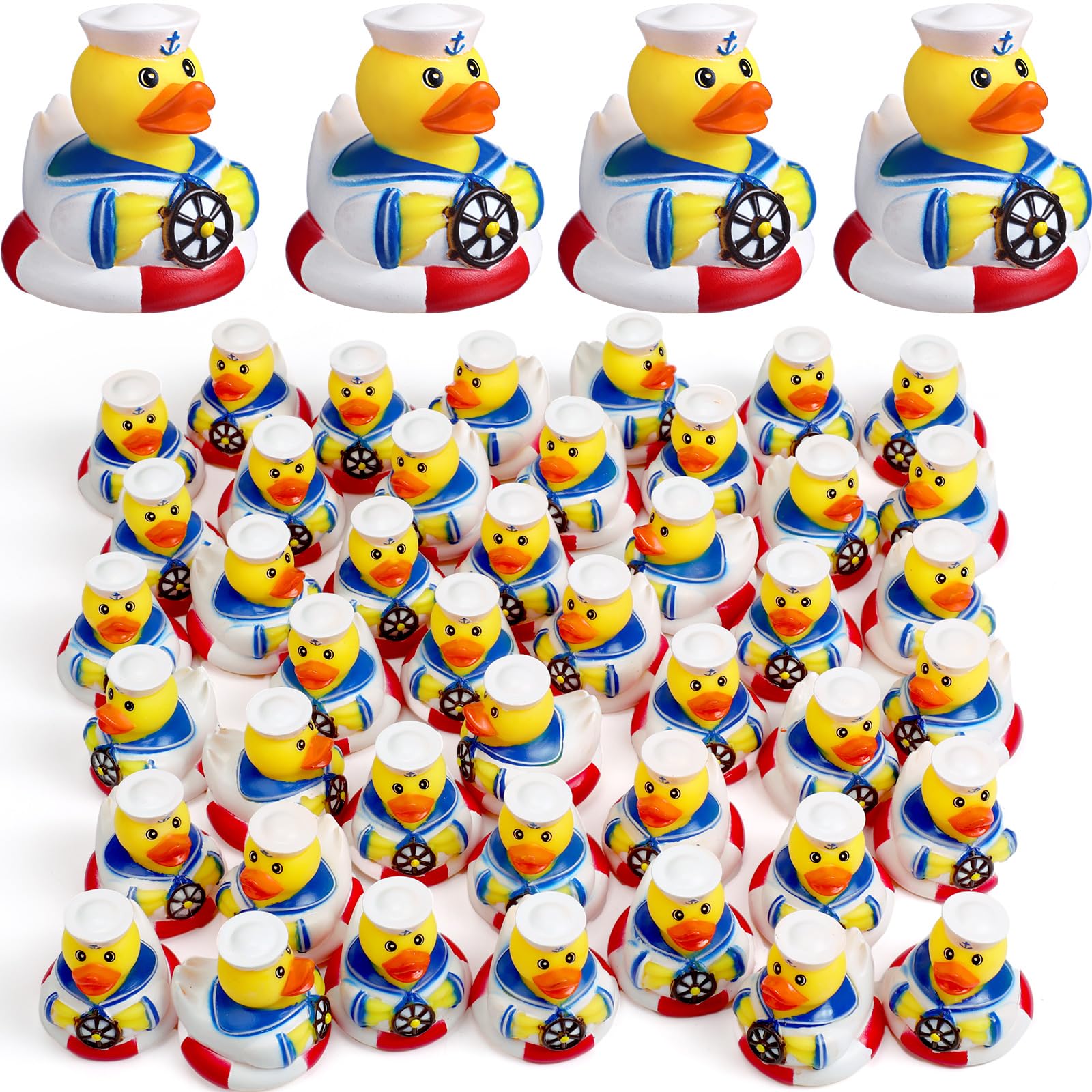 Packs Cruise Ships Rubber Ducks 2 Inch Nautical Rubber Cruise