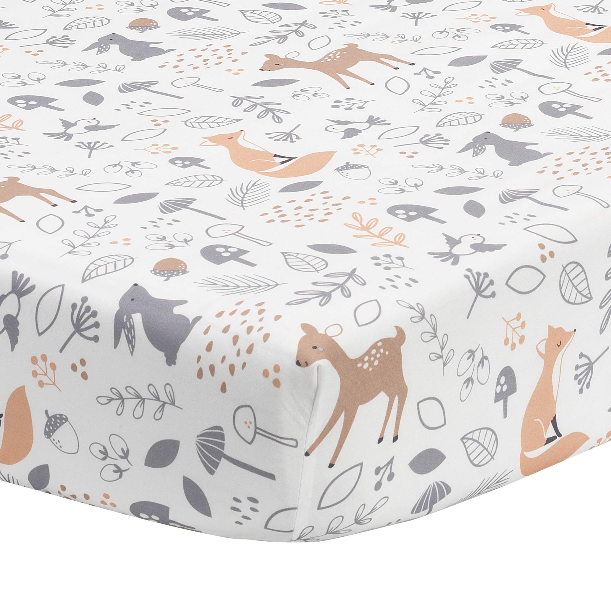 3-Piece Forest Deer Crib Bedding Set