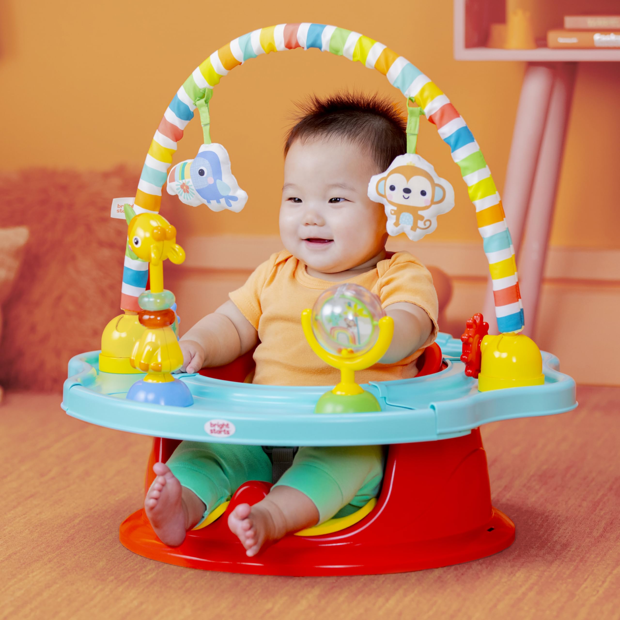 3-in-1 Baby Activity Seat with Toys and Booster