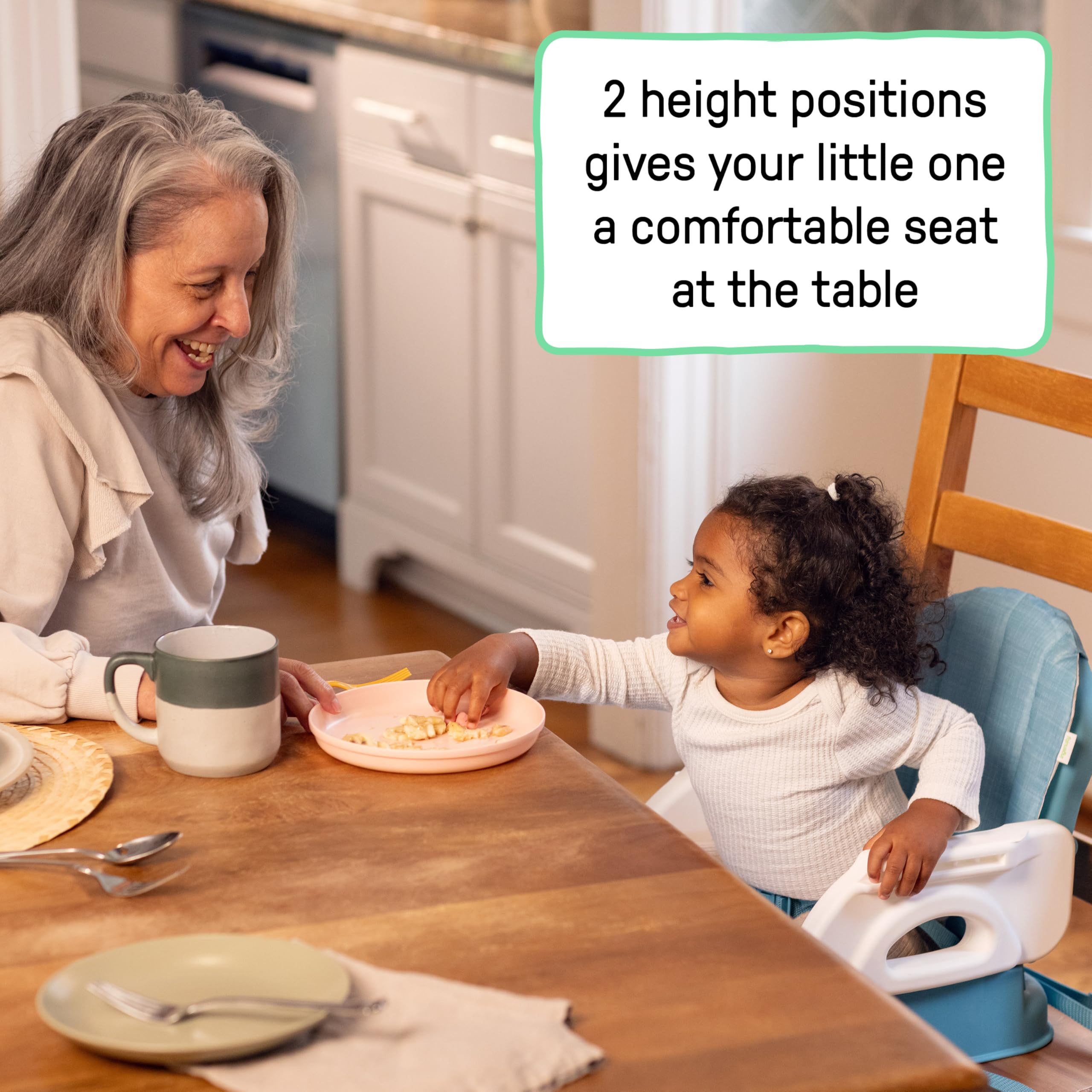 Century Dine On 4-in-1 High Chair, Grows with Child with 4 Modes, Metro