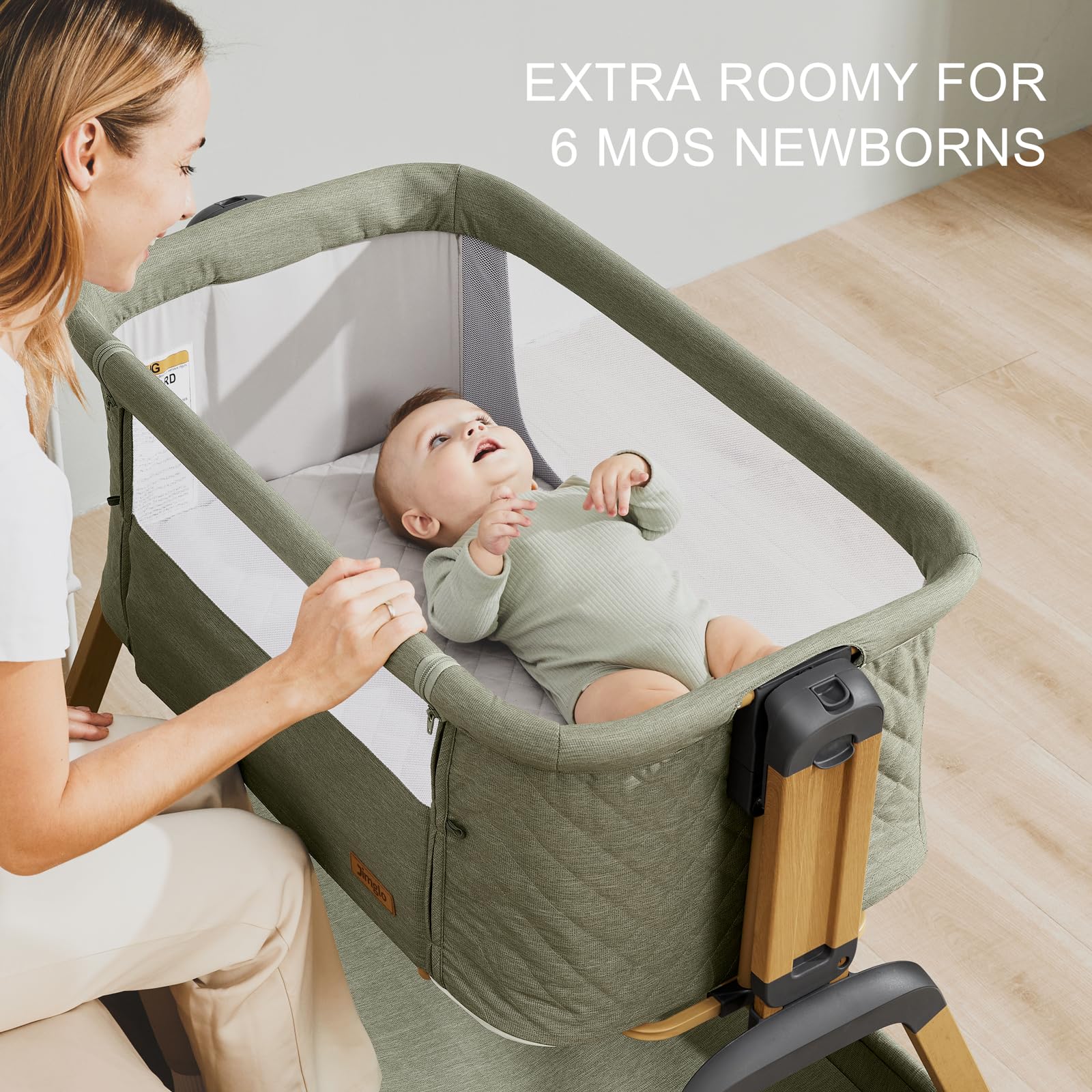 3-in-1 Baby Bassinet with Rocking Function