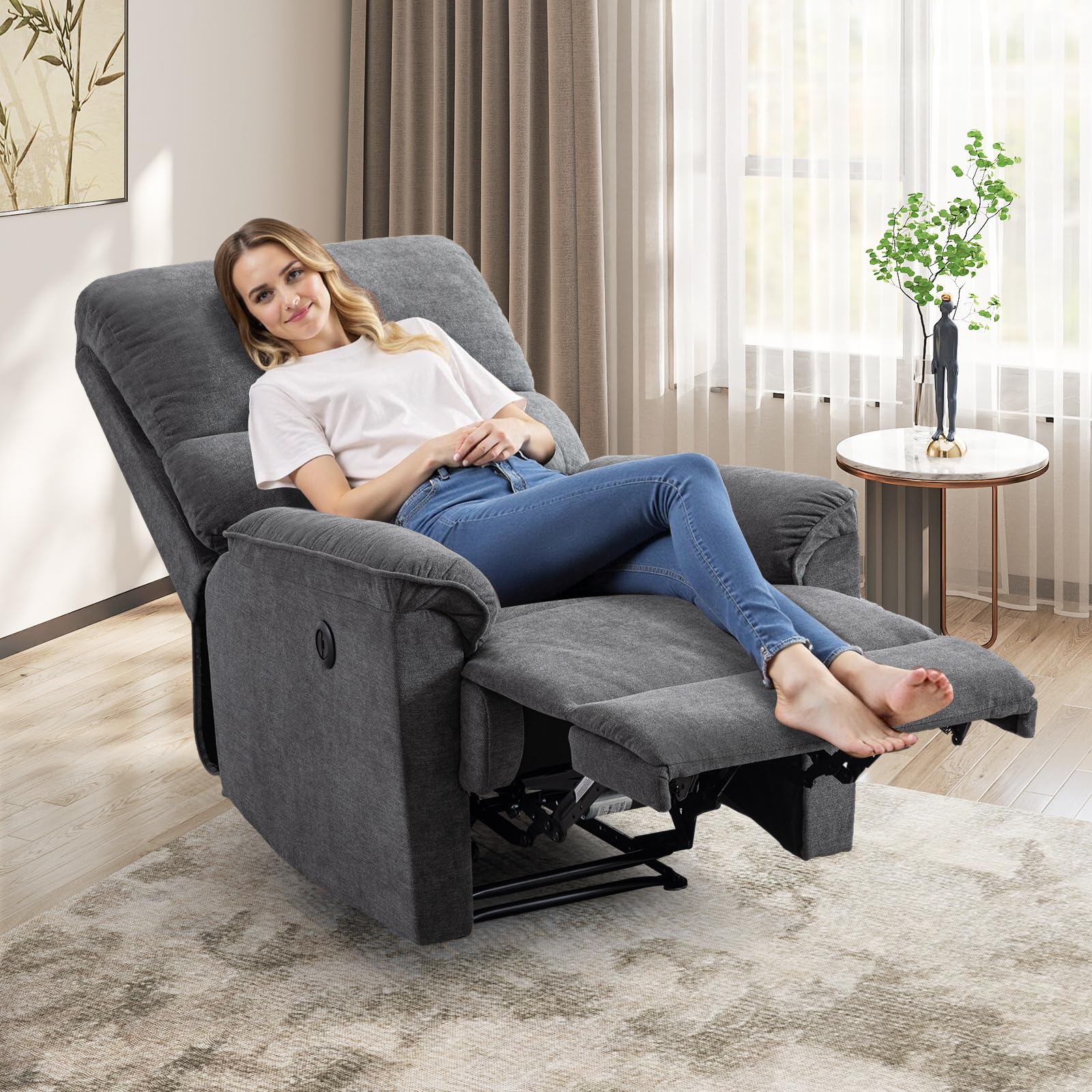 Power Recliner Chair with USB Port