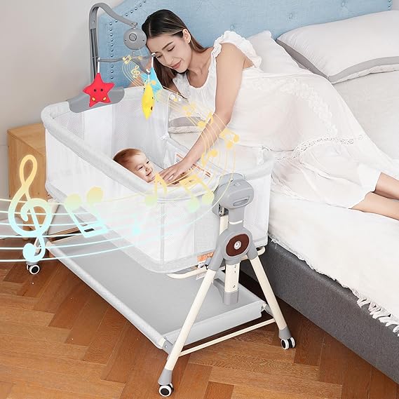 Baby Bassinet, Rocking Bassinet, 3 in 1 Bassinets