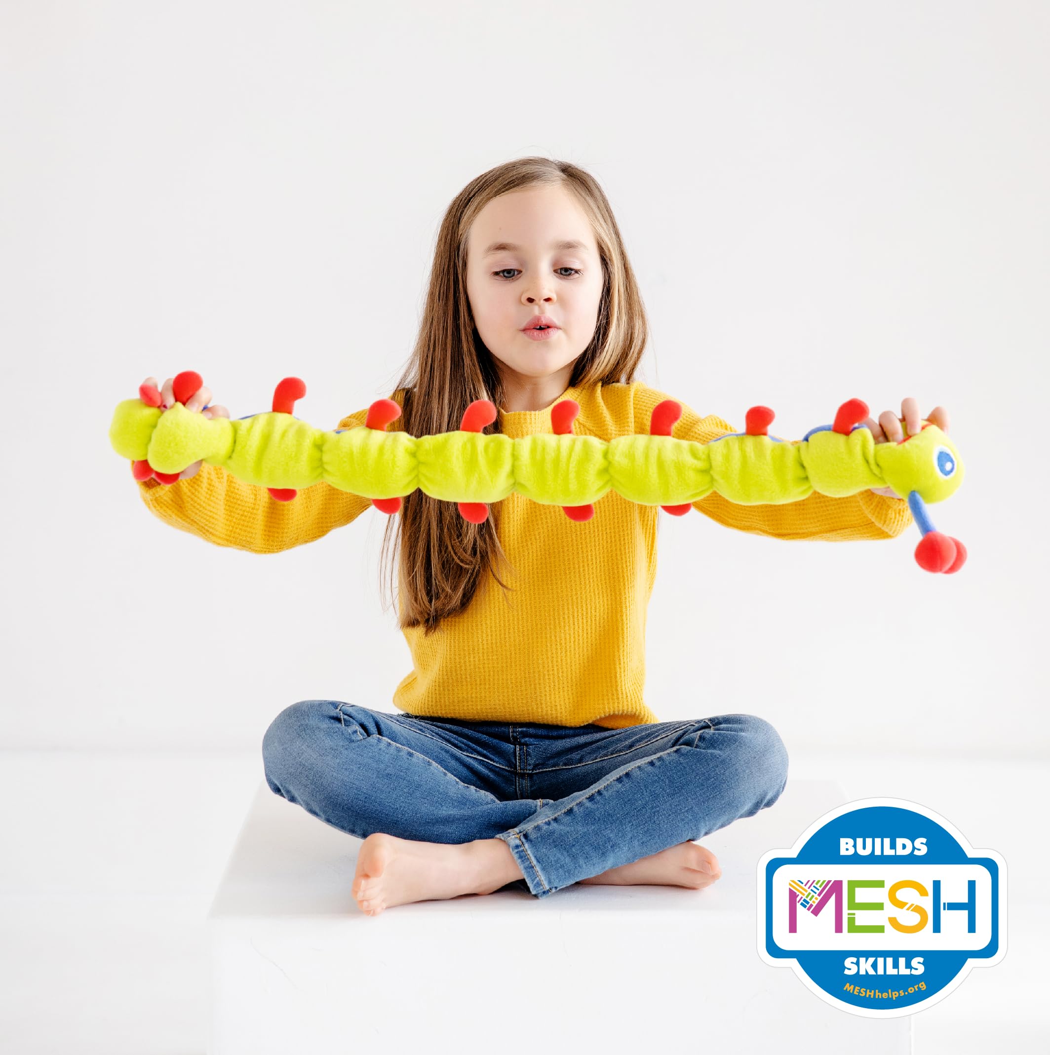 The Caterpillar Weighted Sensory Plush Toy for Kids