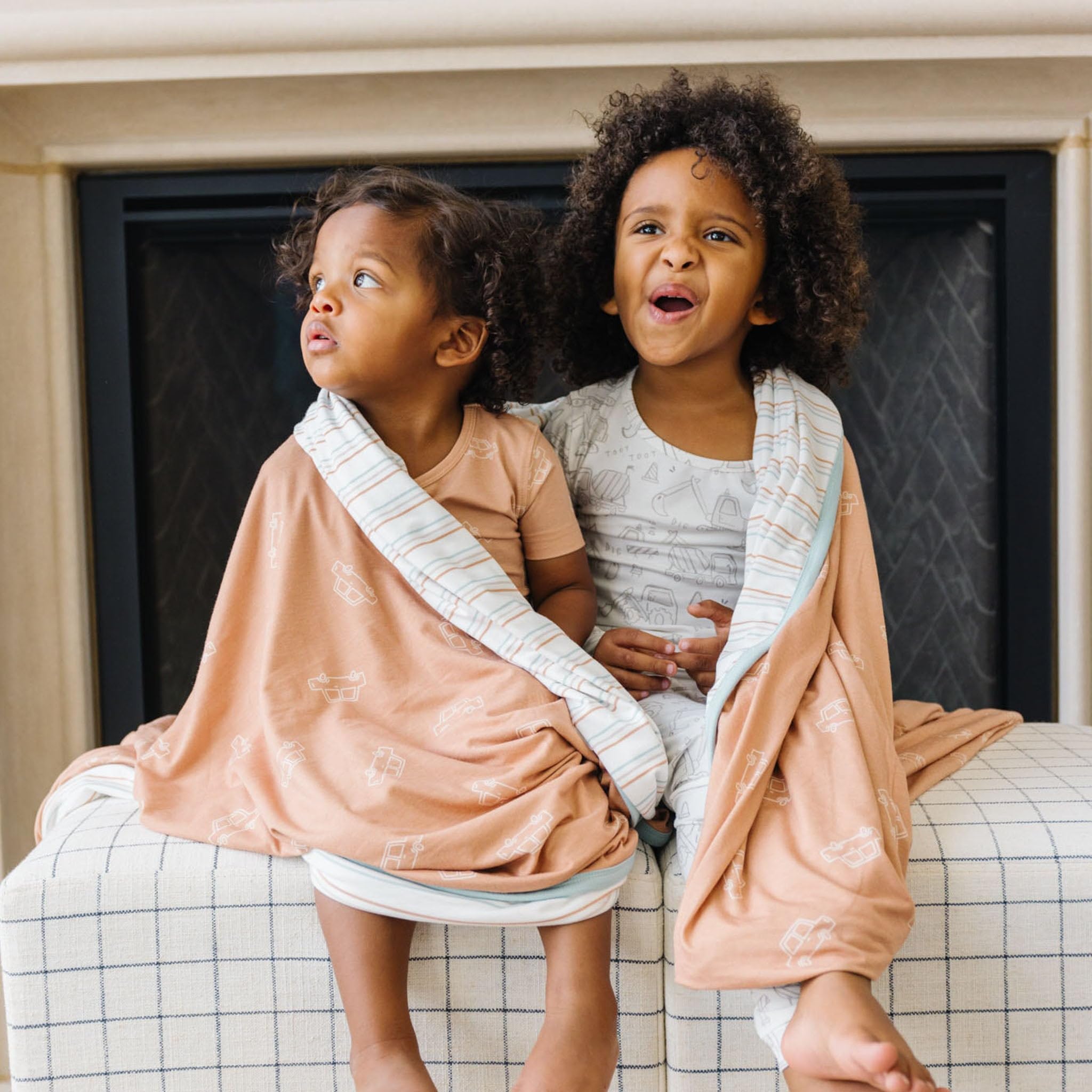 Jumbo Premium Knit 3 Layer Stretchy Throw Blanket Cooper