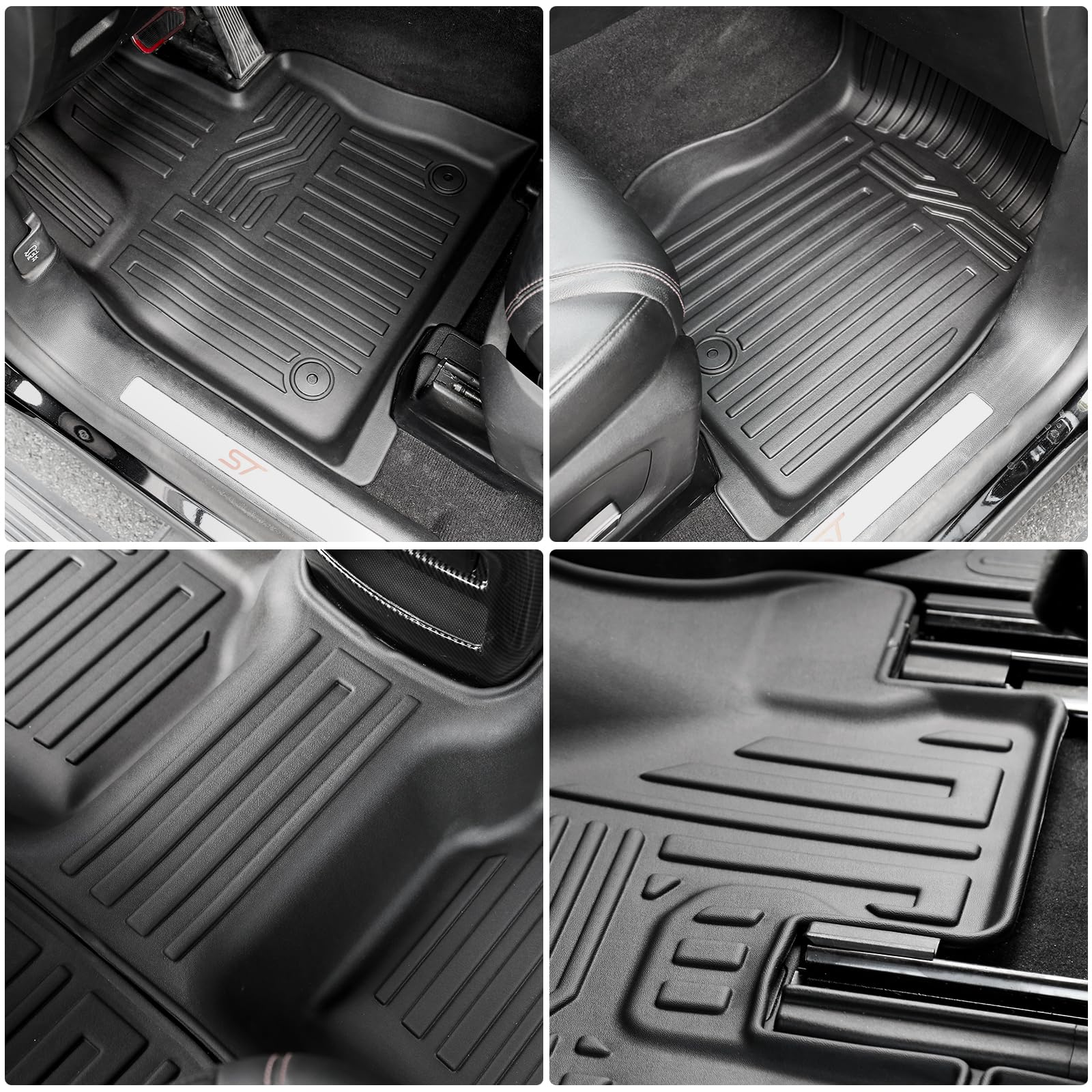 Ford Explorer Floor Mats Set with Cargo Liner and Backrest Mat