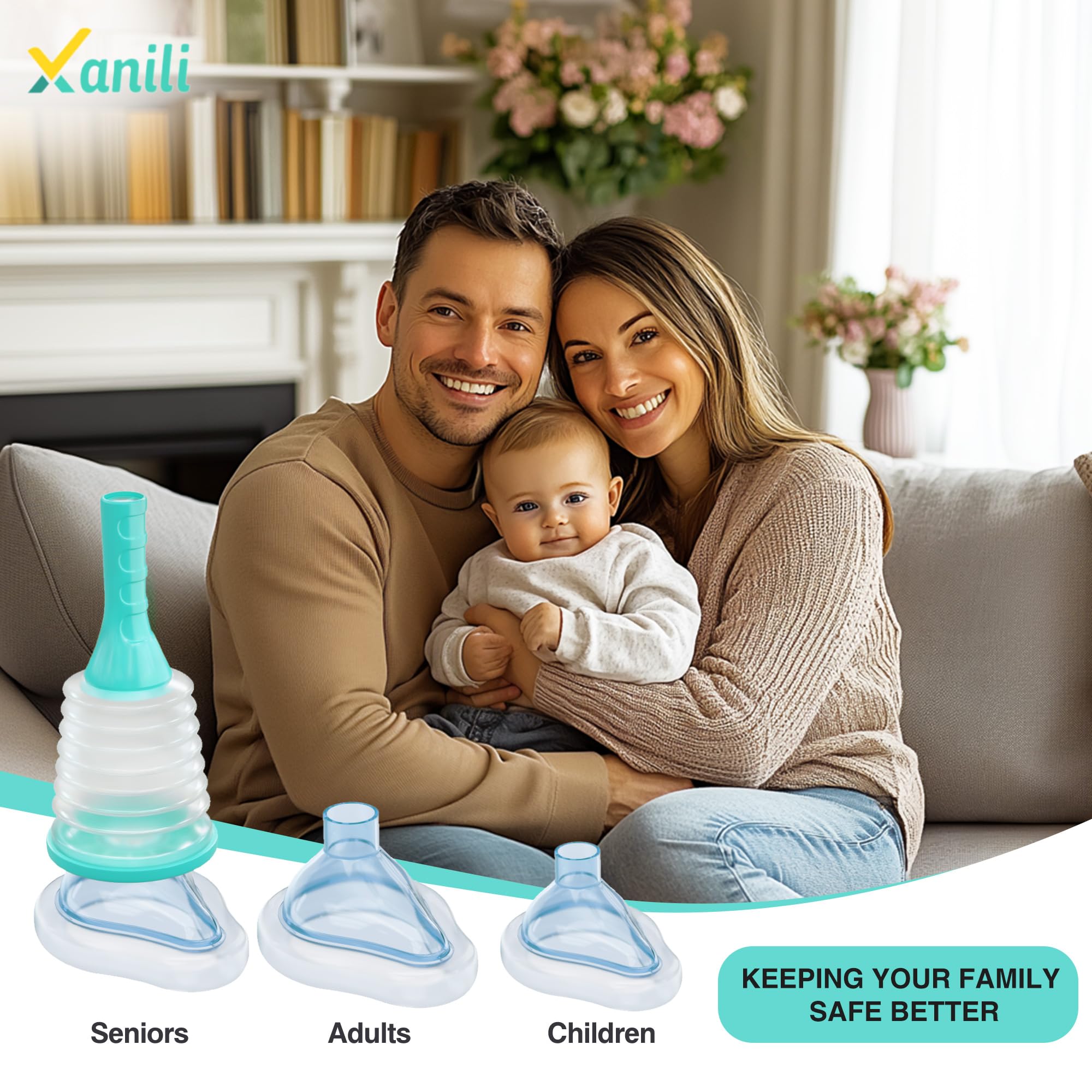 Choking Rescue Device for Kids and Adults, Portable Airway Suction Device