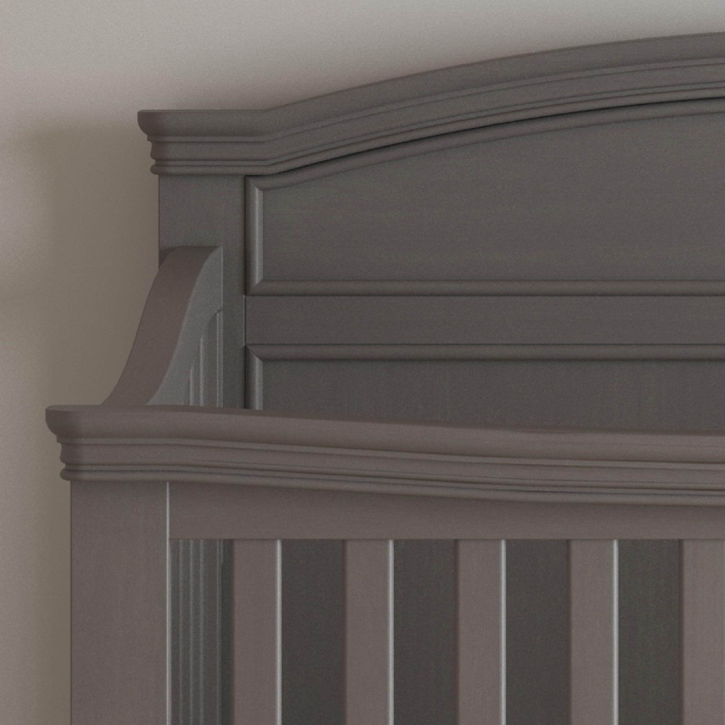 4-Piece Convertible Crib Nursery Furniture Set with Dresser Chest Nightstand