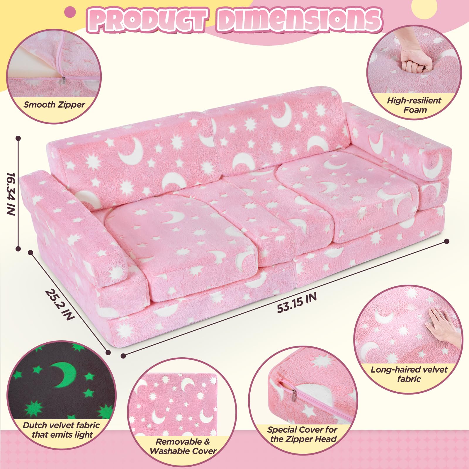 4-Piece Toddler Bedroom Set with Bed, Table, Chair & Toy Box