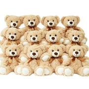 12 Pack Teddy Bears Bulk 13.5 inch Small Teddy Bear Stuffed Bears for Baby Shower