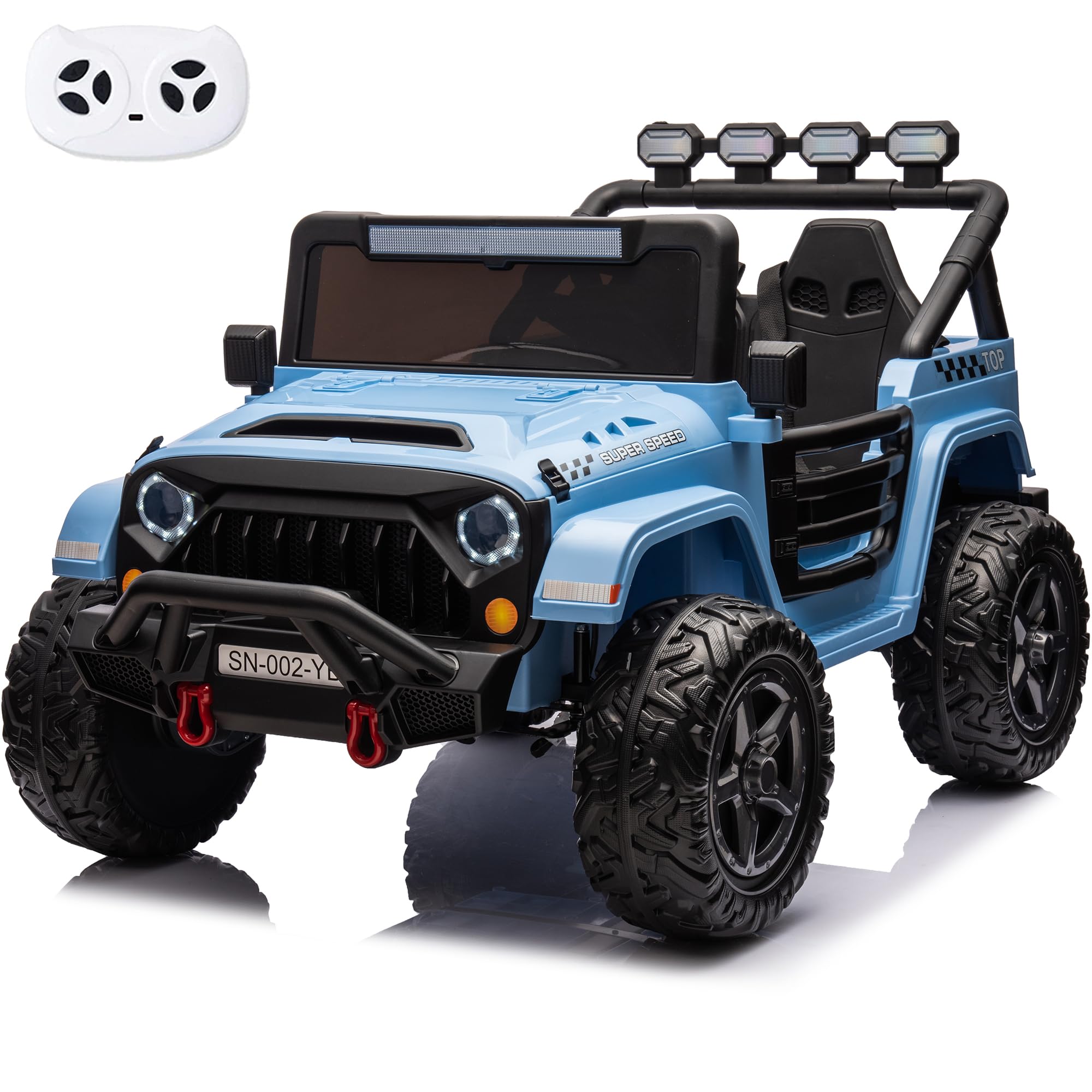 24V 2-Seater Electric Ride-On Truck for Kids