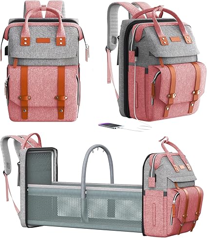 Diaper Bag Backpack with Changing Station, Large Diaper Bag