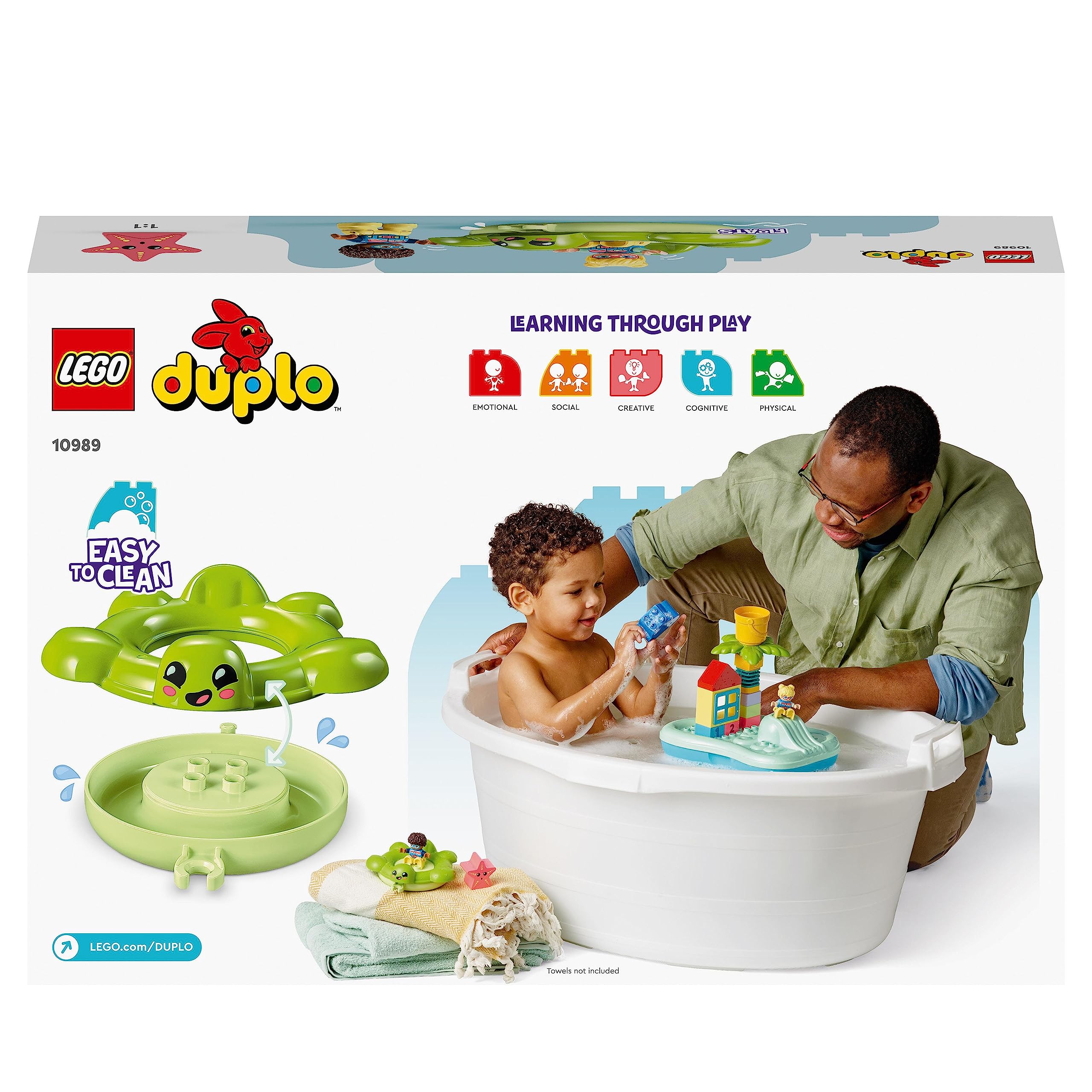 DUPLO Water Park, Bath Toys for 2 Year Old and Toddlers with Floating