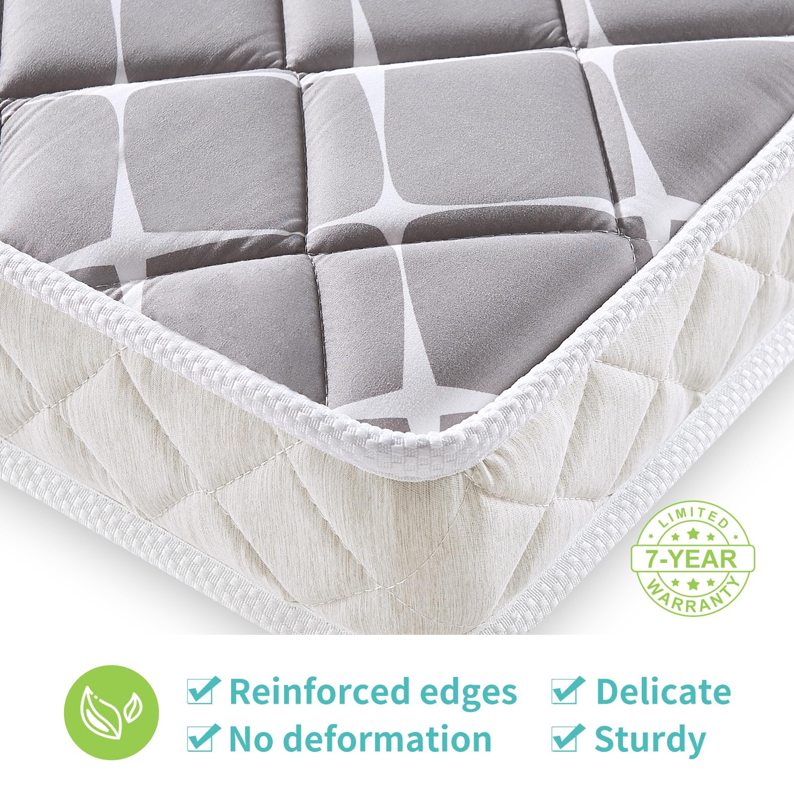 Premium Dual-Sided Baby Crib Mattress - 52" x 27.6" x 5"