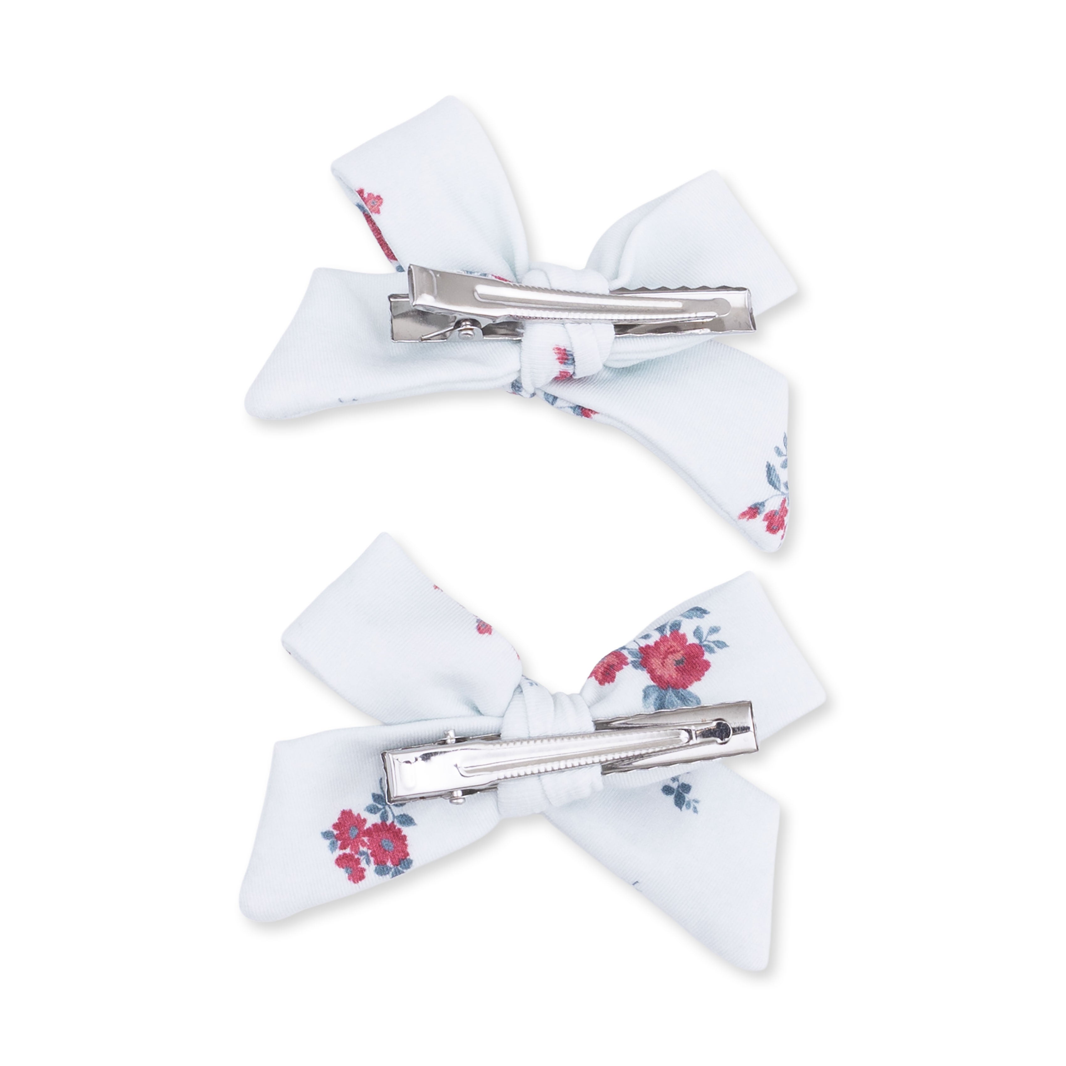 Alyssa Floral - 2 Pack Bow Clips