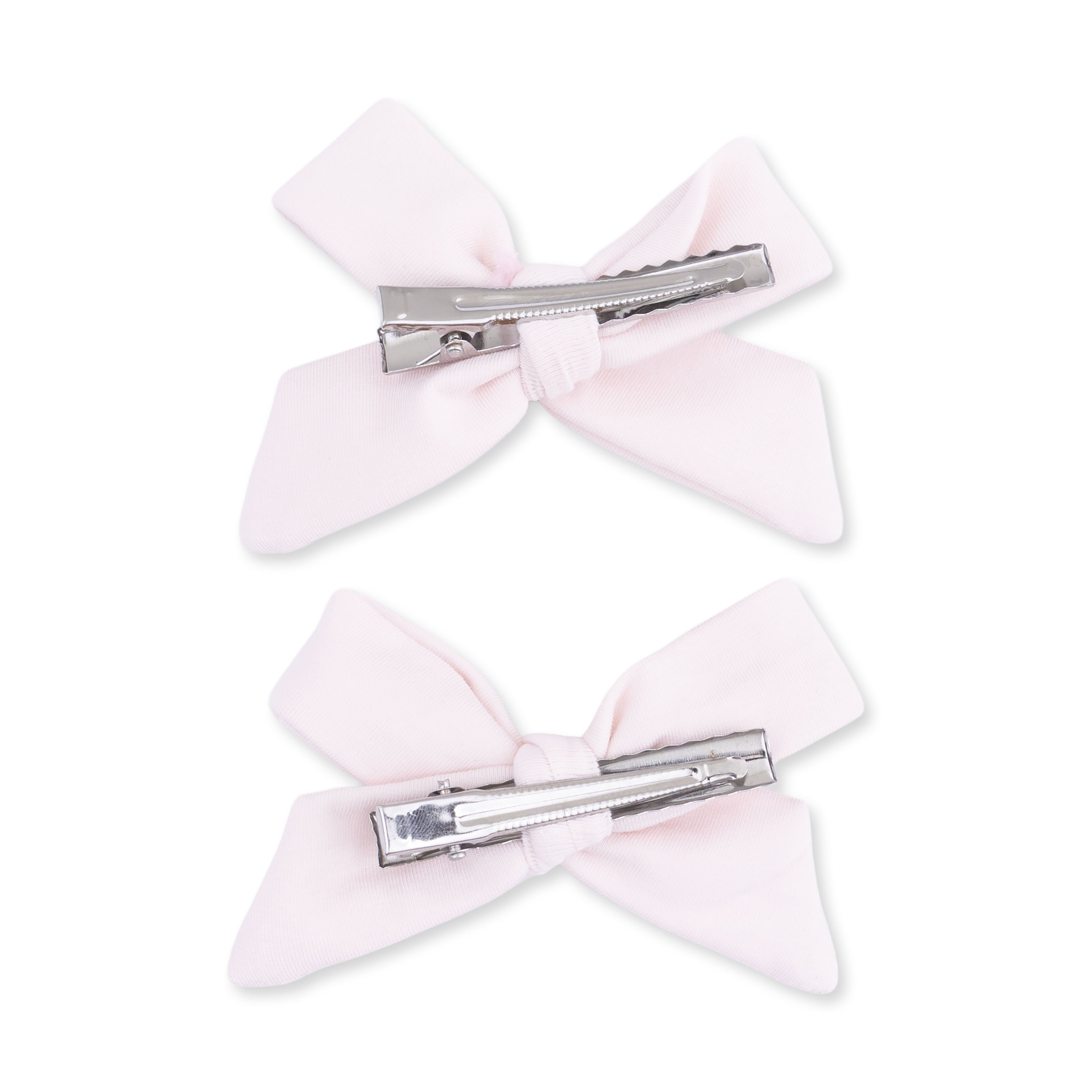 Solid Mauve Morn - 2 Pack Bow Clips