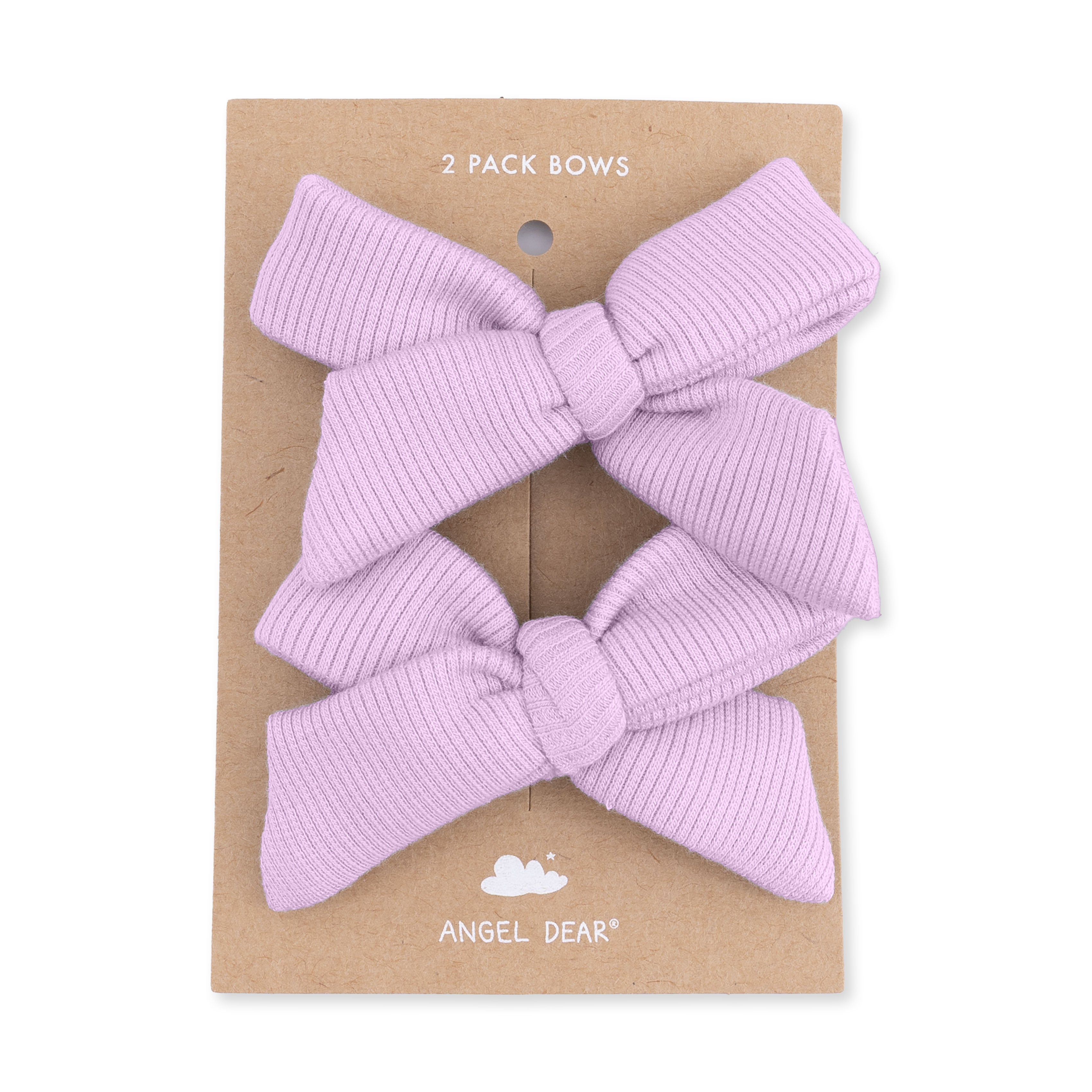 Solid Winsome Orchid - 2 Pack Bow Clips