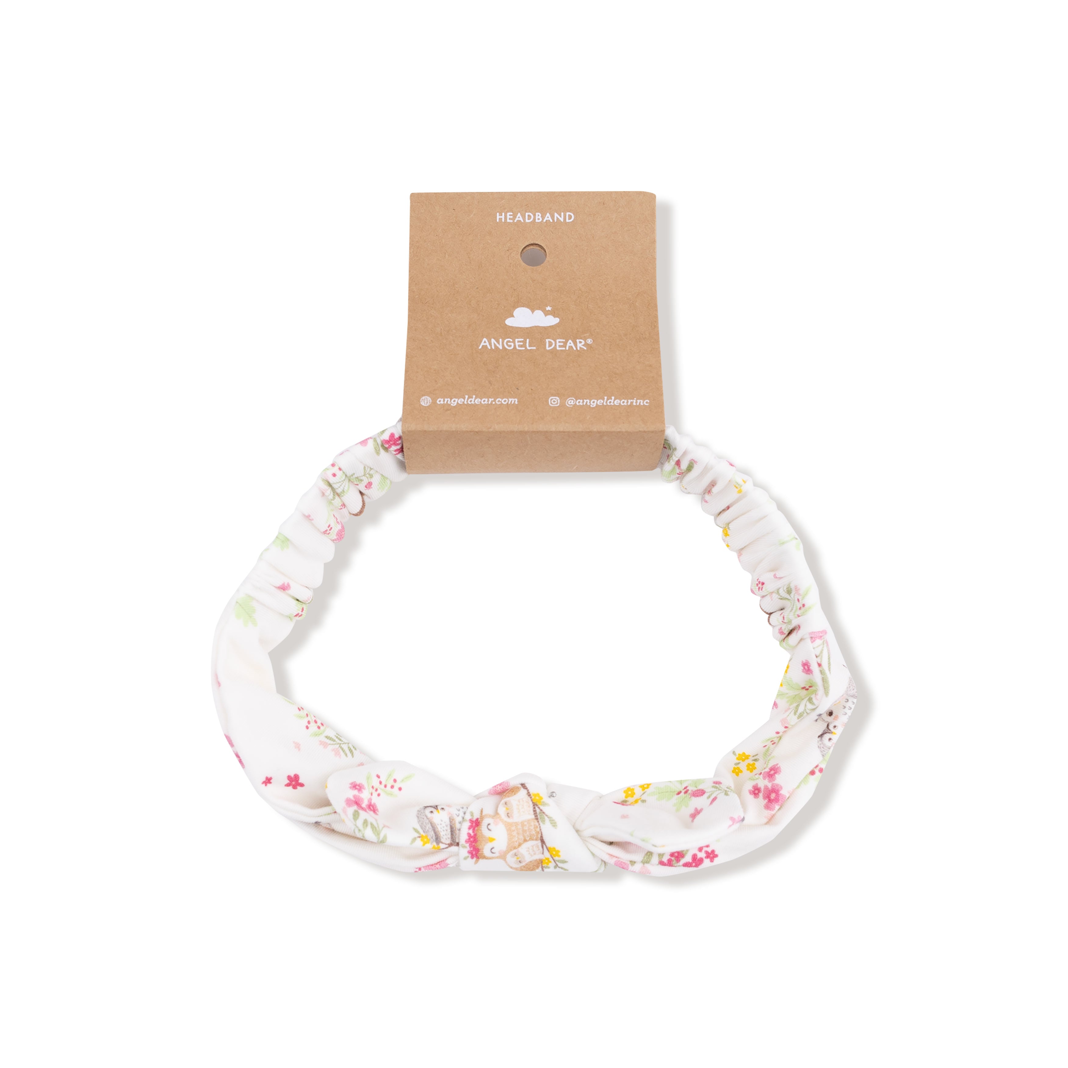 Floral Owl Families - Knot Headband