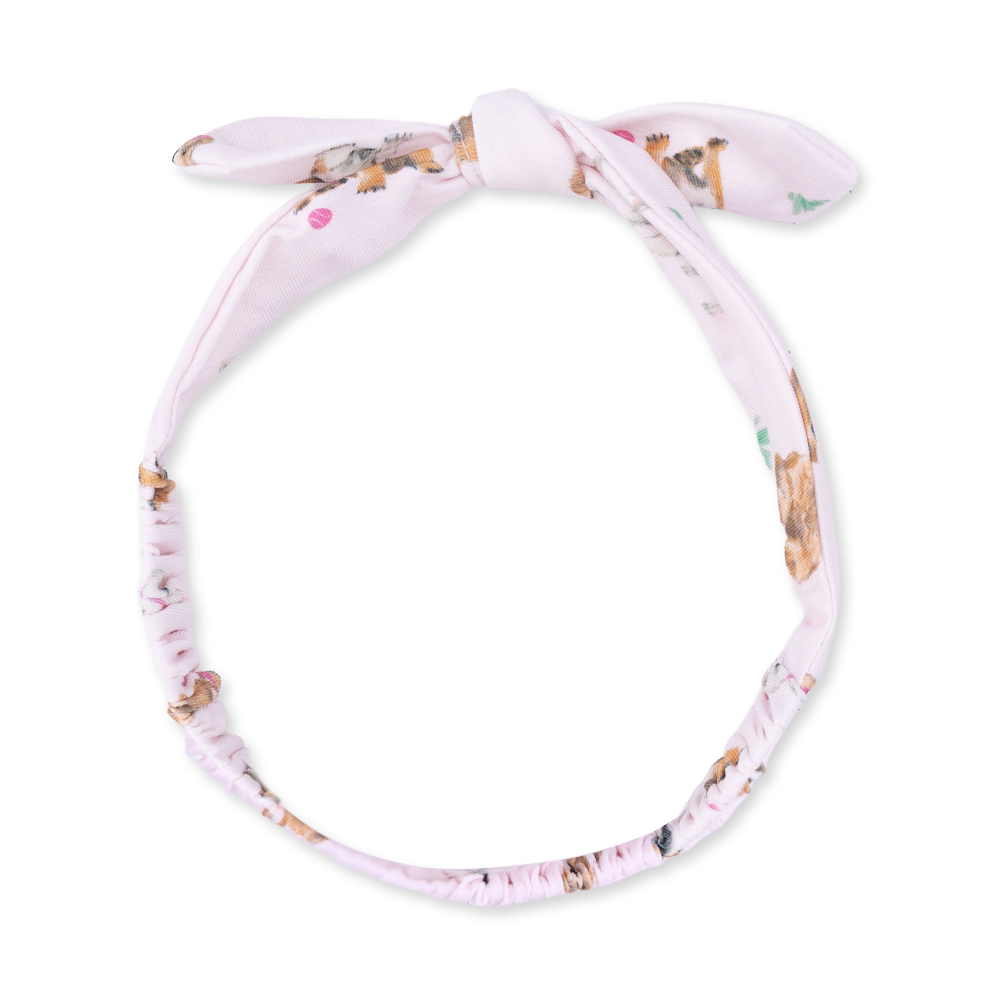 Bestie Dogs Pink - Knot Headband