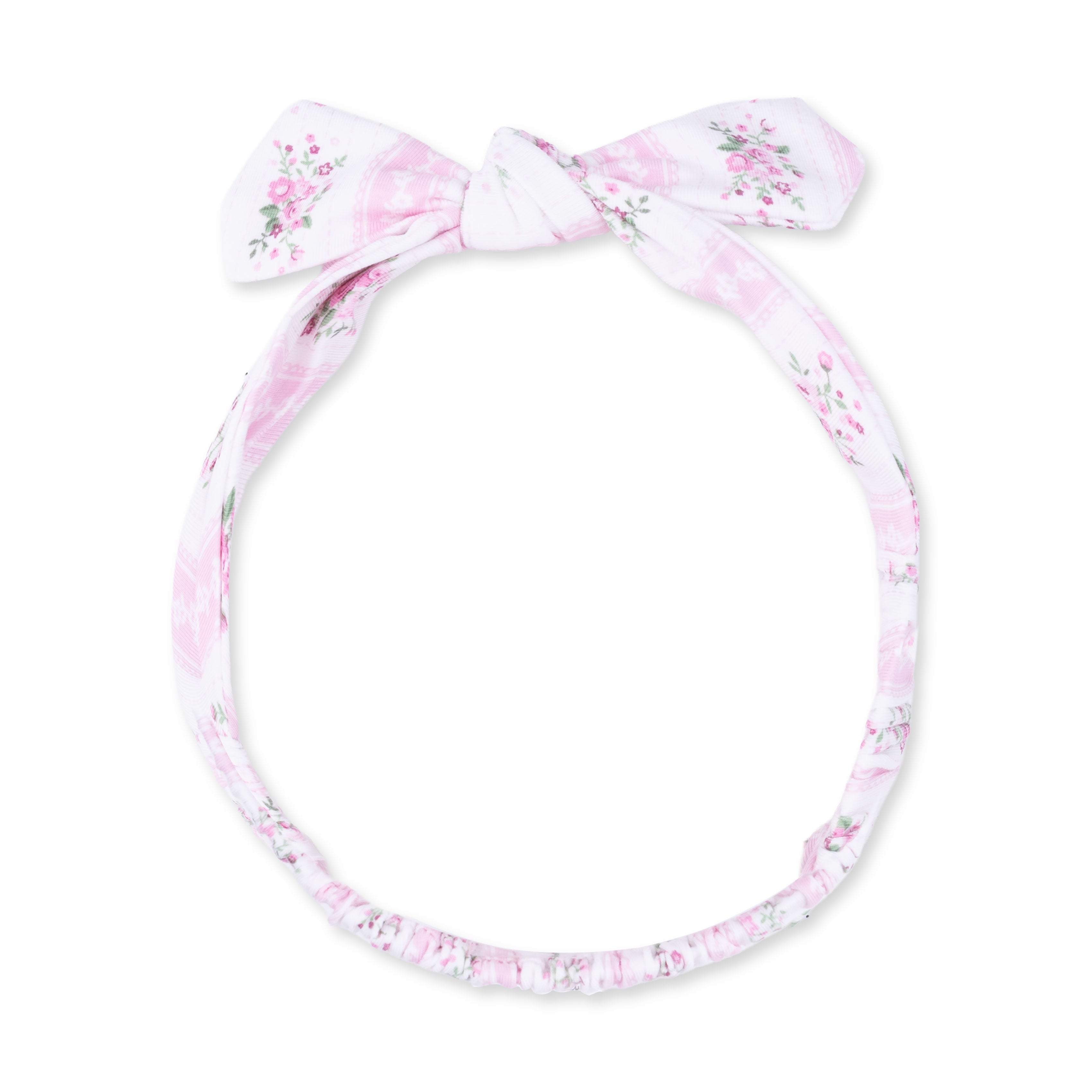 Bella Rose Stripe - Knot Headband