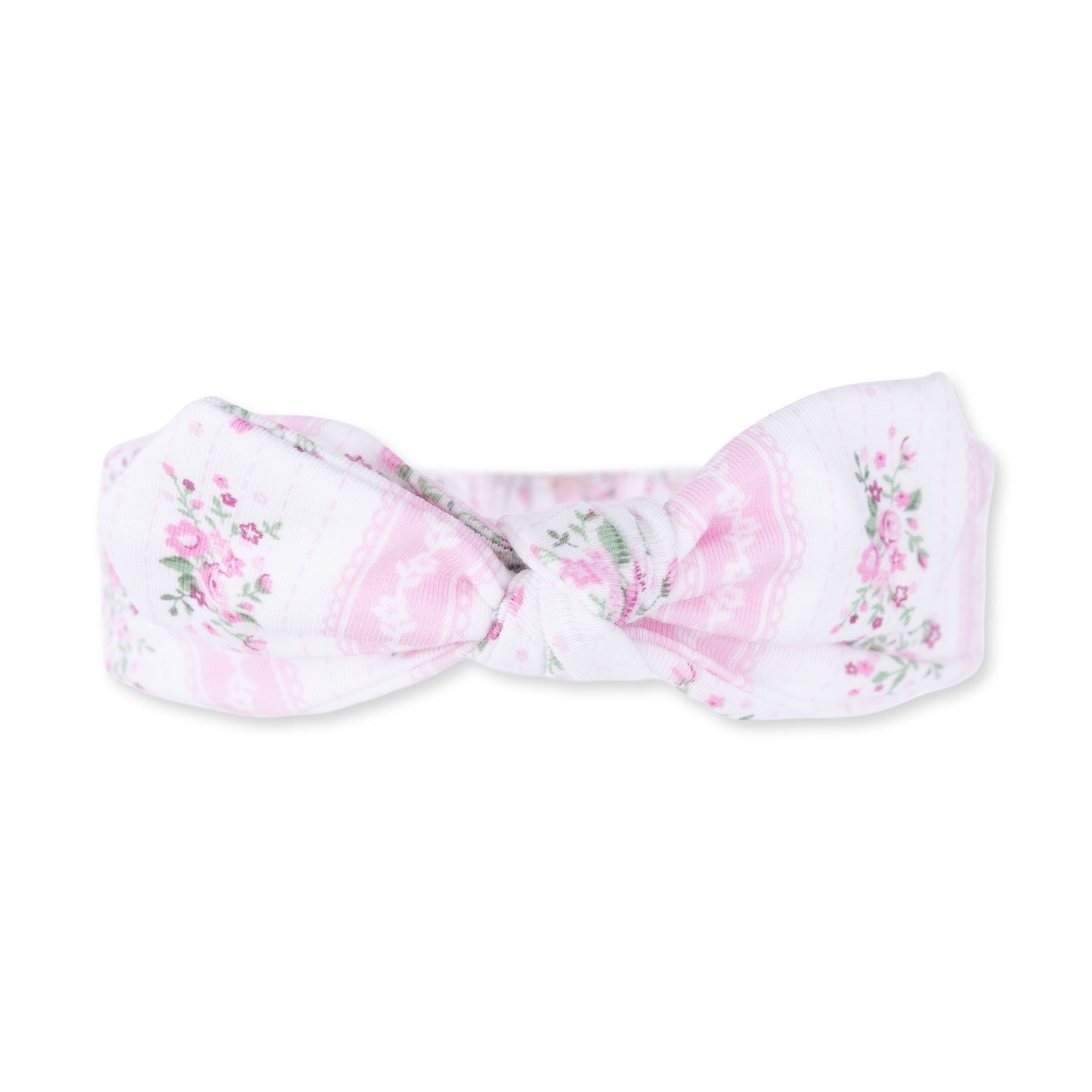 Bella Rose Stripe - Knot Headband
