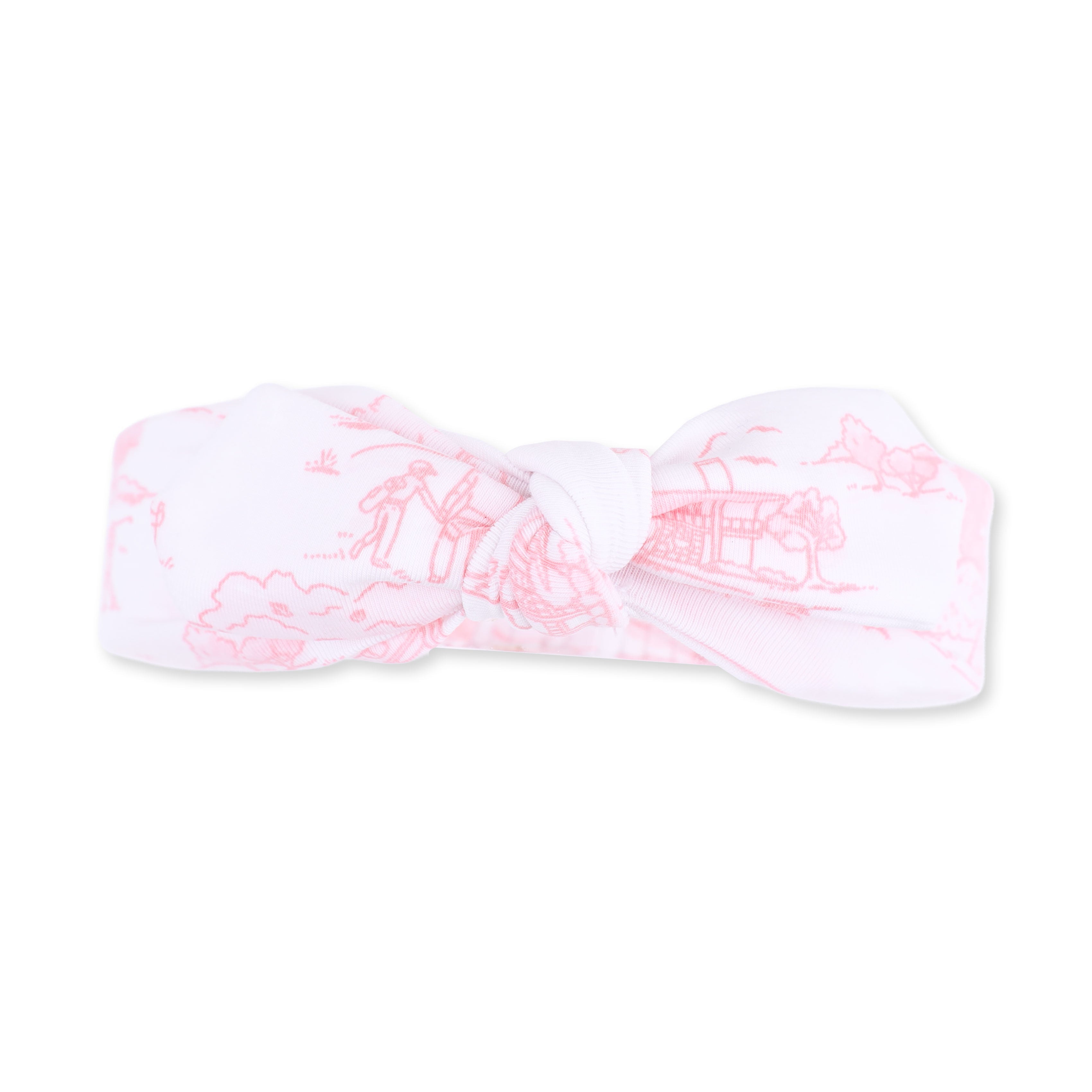Golf Toile Pink - Knot Headband