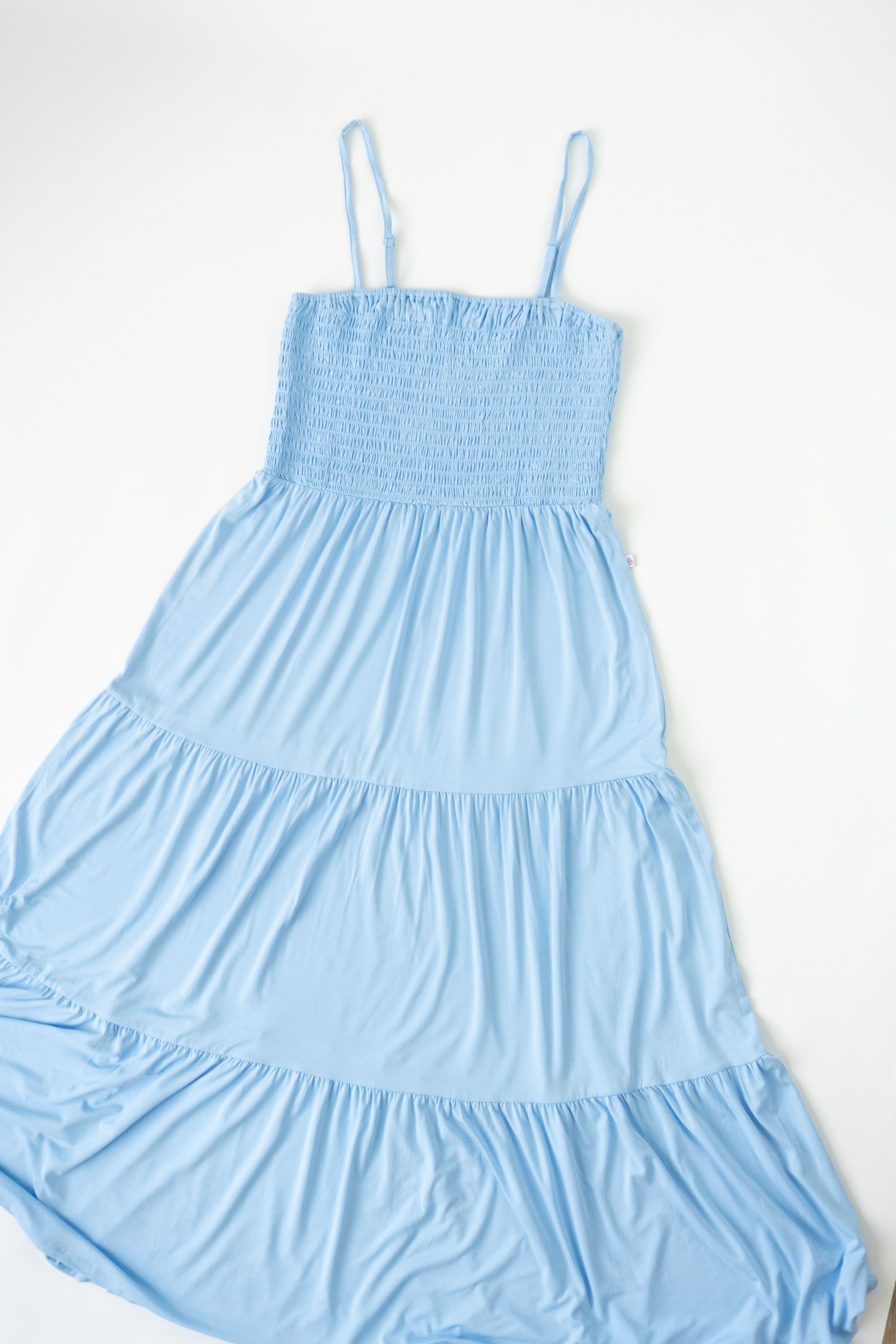Sky | Adult Smocked Dress