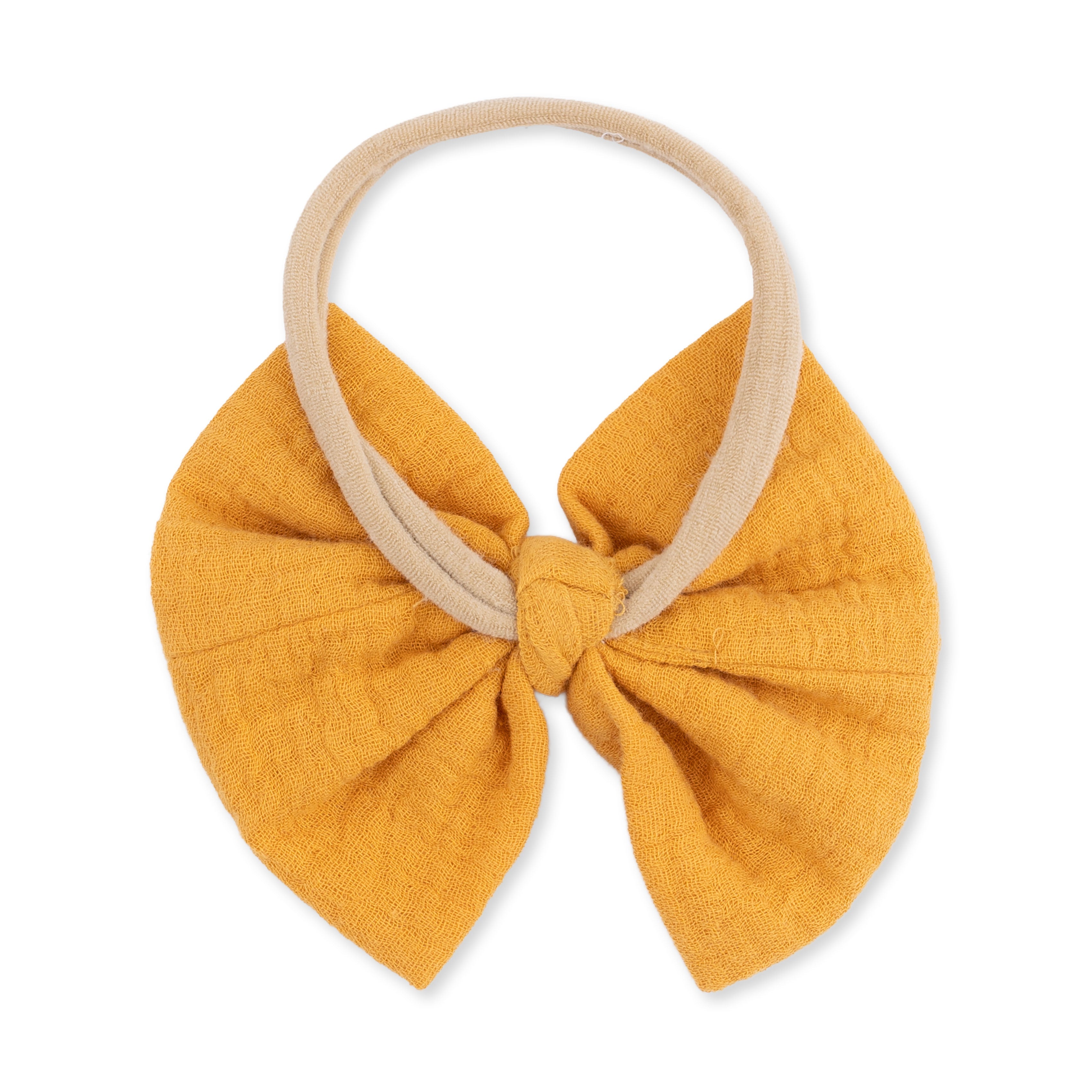 Baby Sunflower - Bow on Headband