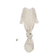 The Printed Baby Gown - Dahlia Pink