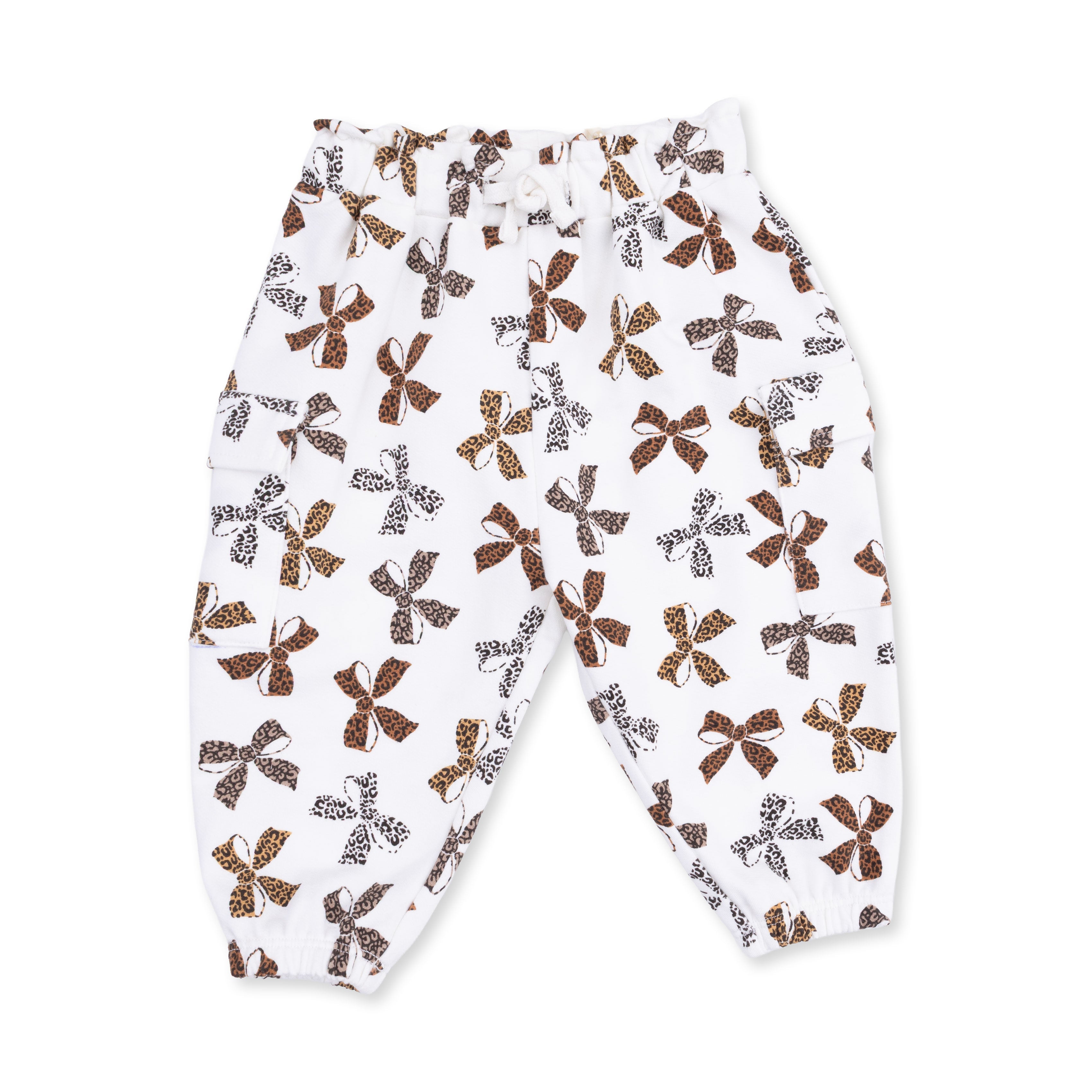 Leopard French Terry - Fashion Cargo Pants