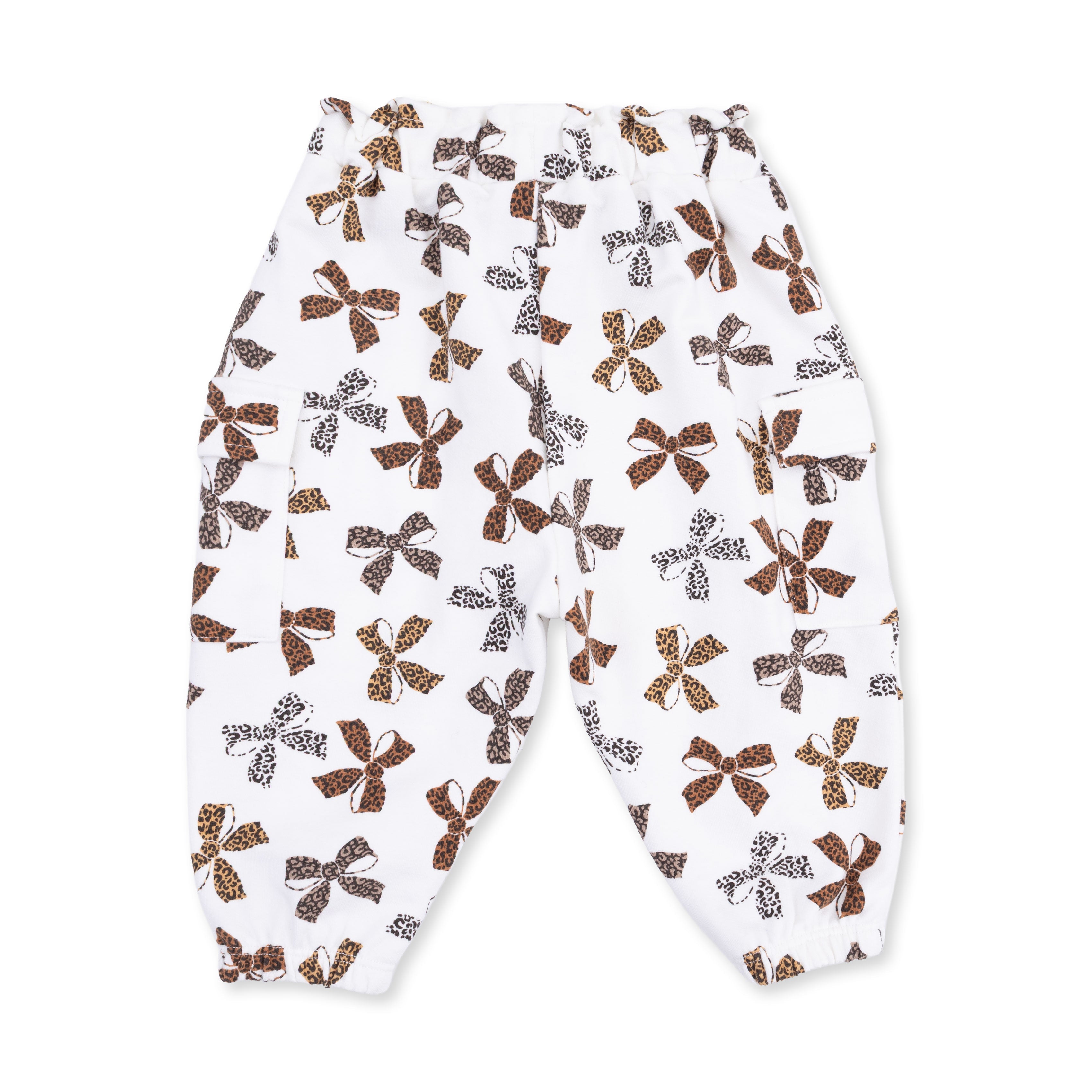 Leopard French Terry - Fashion Cargo Pants