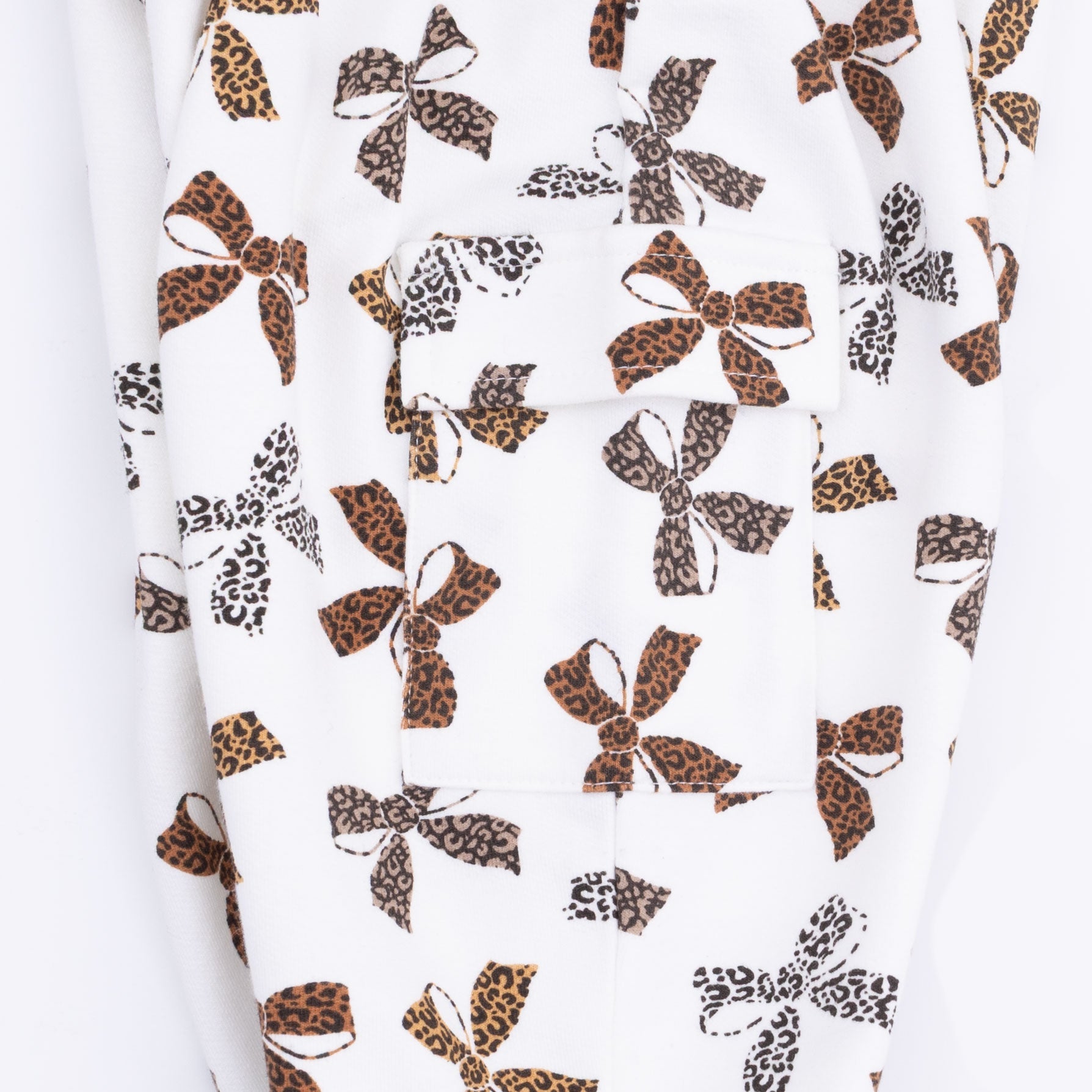 Leopard French Terry - Fashion Cargo Pants