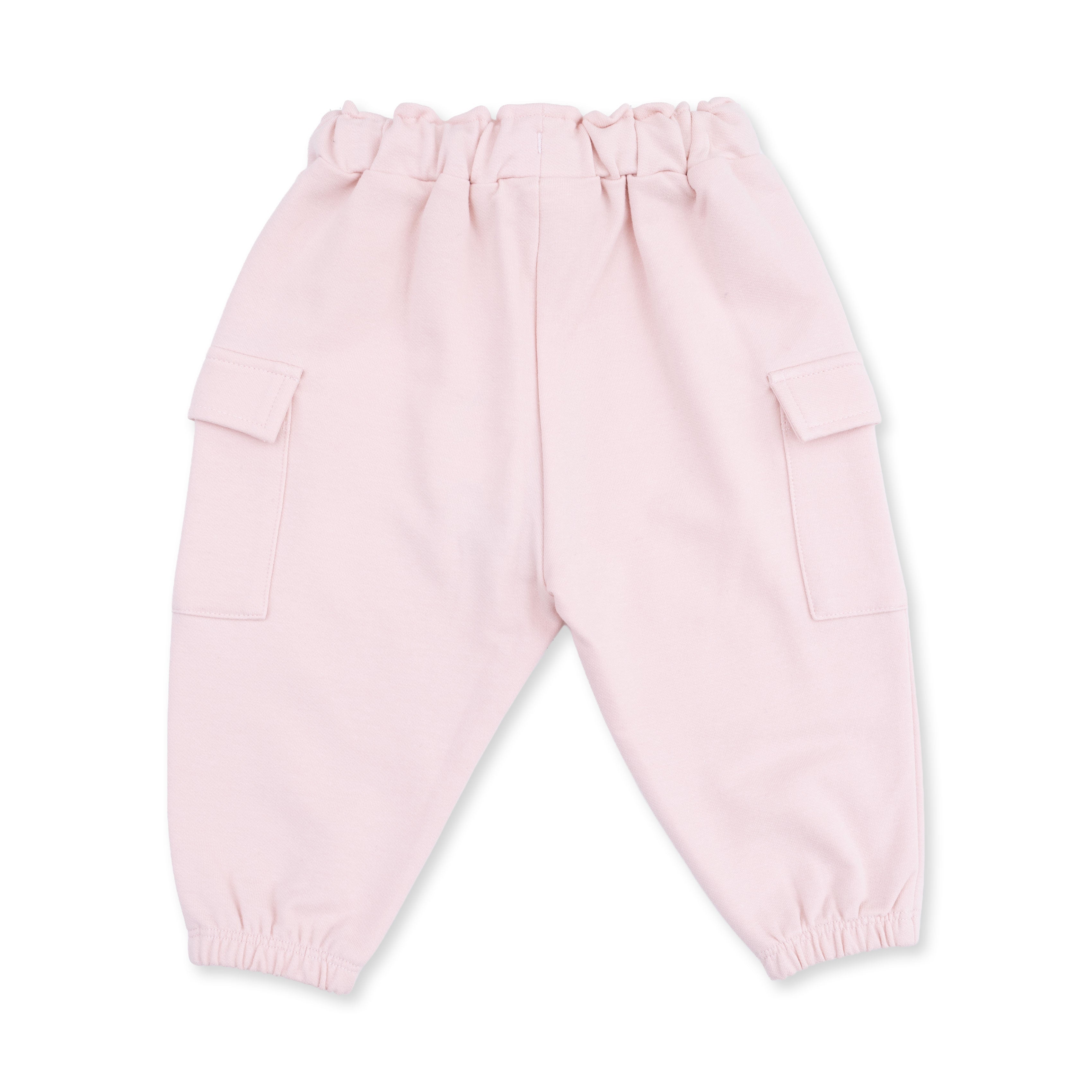Solid Veiled Pink - Fashion Cargo Pants