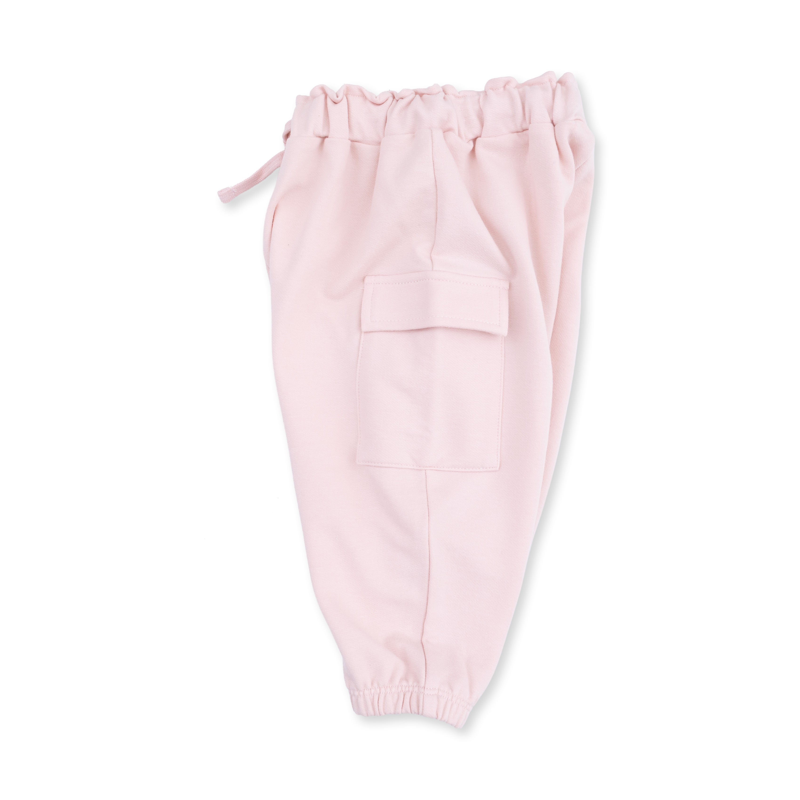 Solid Veiled Pink - Fashion Cargo Pants