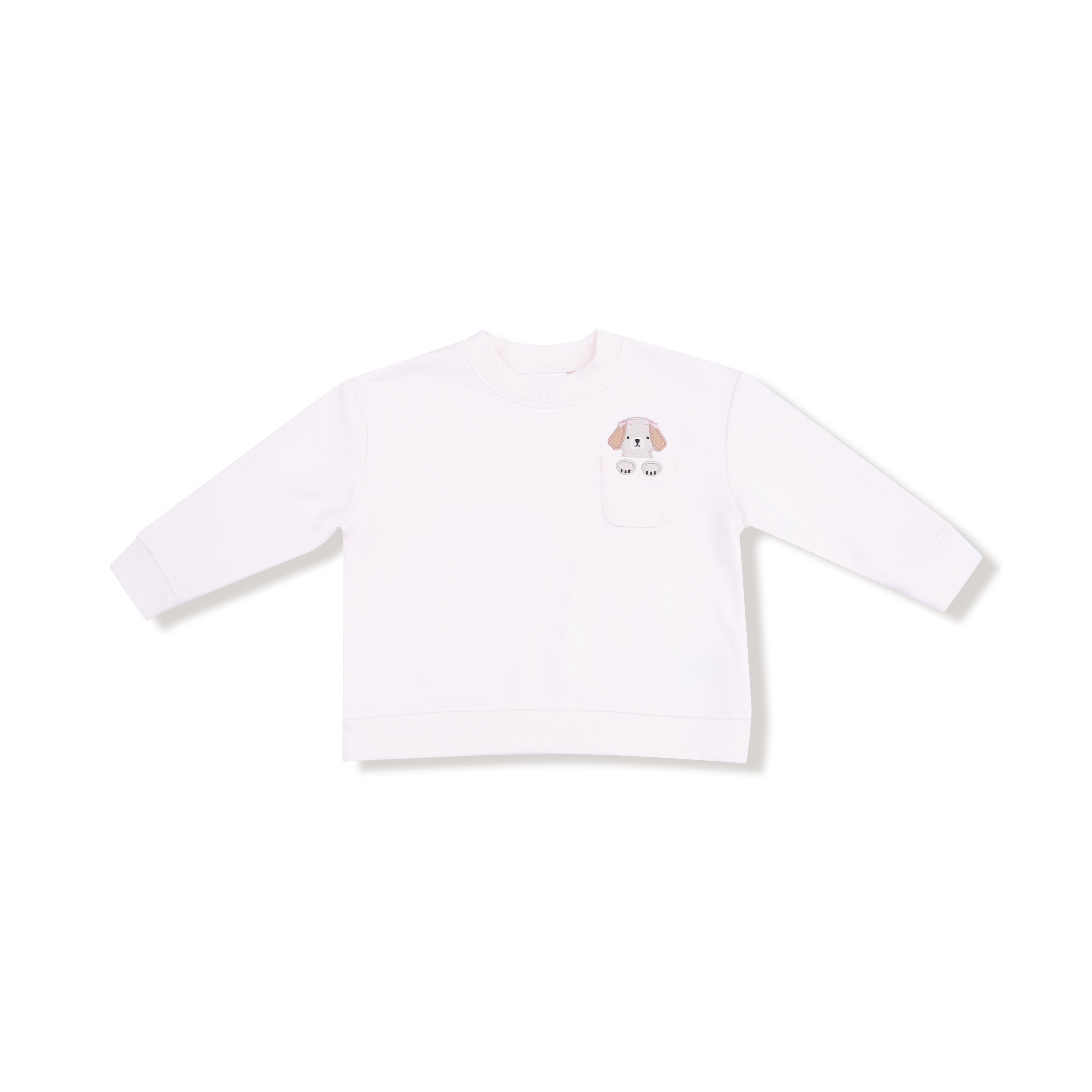 Best Friend Dogs - Pink - Drop Sleeve Sweatshirt and Jogger