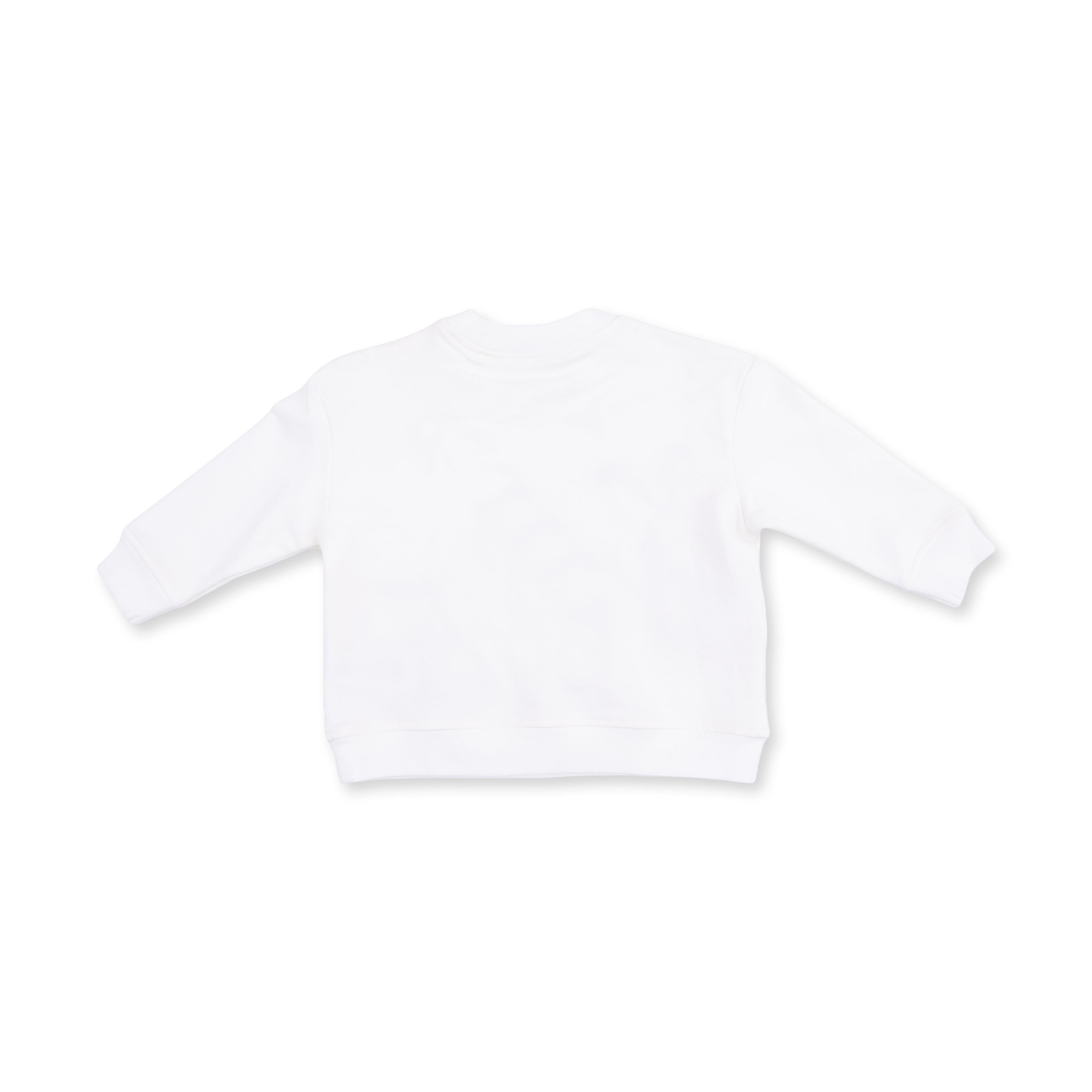 Golf - Drop Sleeve Sweatshirt White and Pink