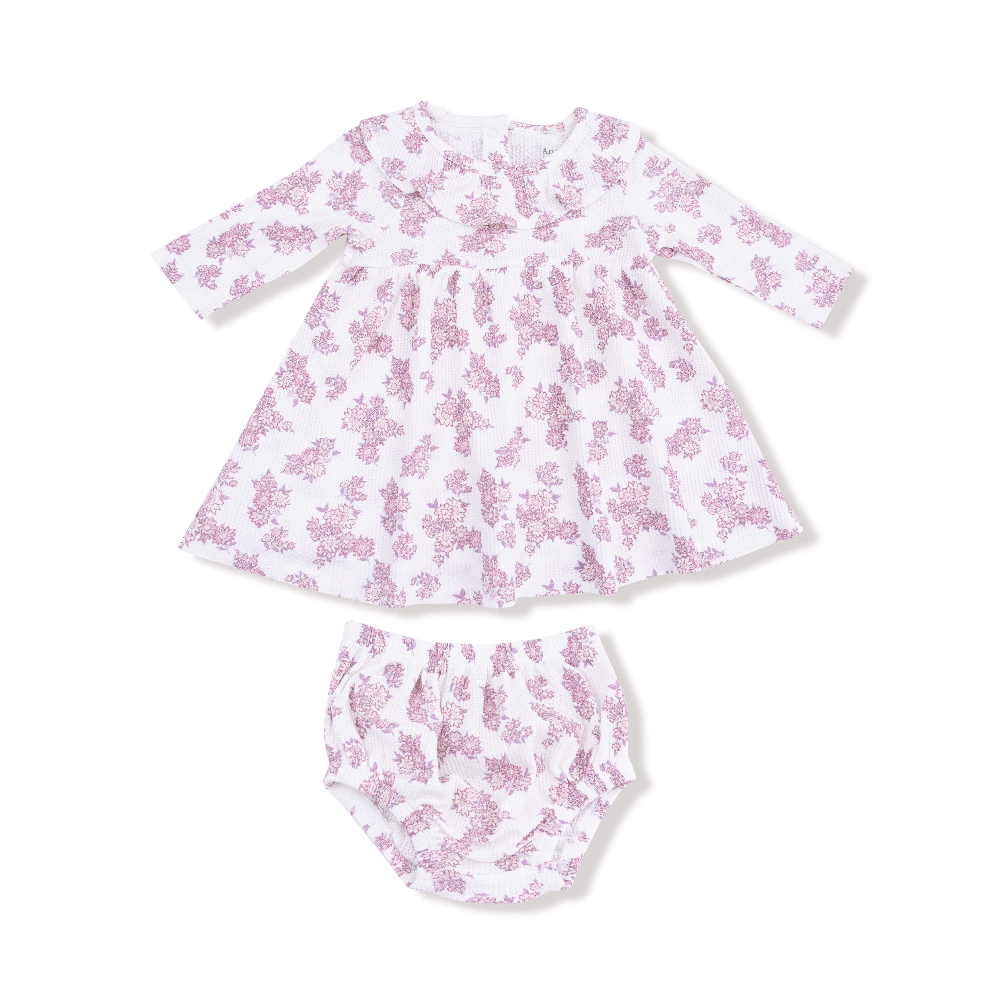 Countryside Coreopsis - Ruffle Collar Dress with Bloomer