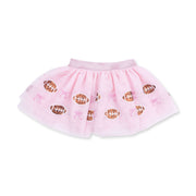 Football Helmets Pink - Tutu Skirt with Bike Shorts