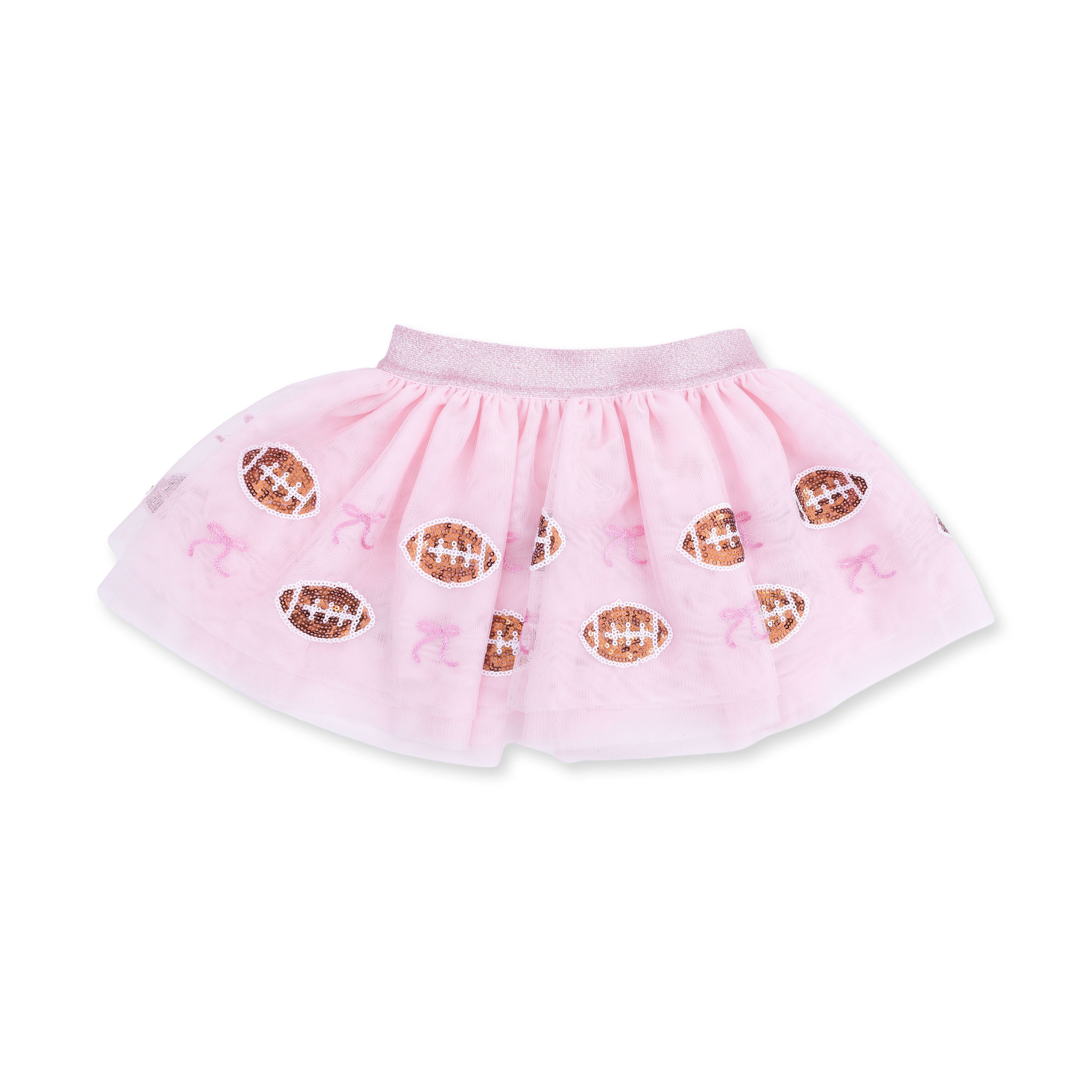 Football Helmets Pink - Tutu Skirt with Bike Shorts