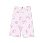 Pretty Bows - High Waisted Wide Leg Pant