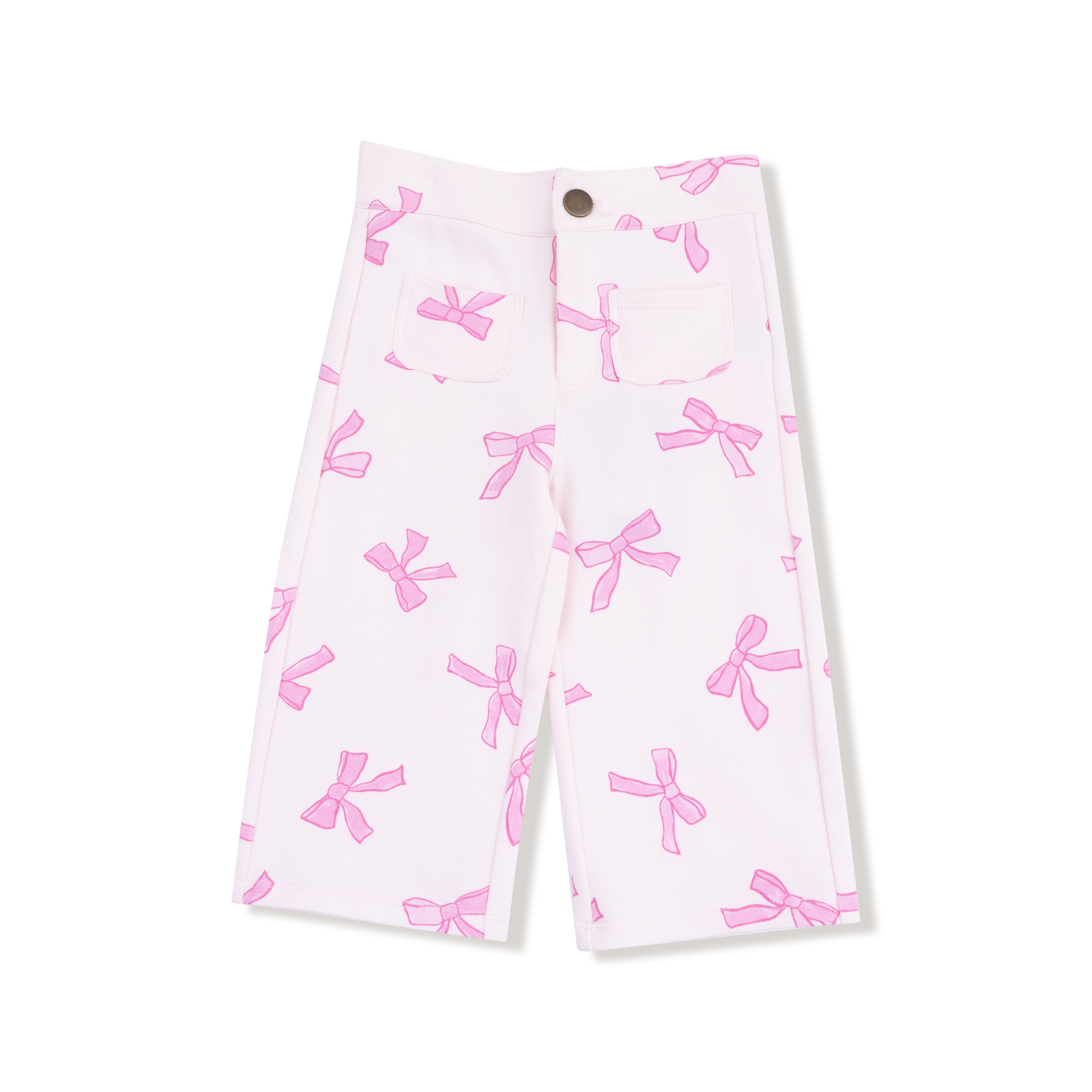 Pretty Bows - High Waisted Wide Leg Pant