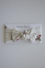 Bamboo Head Wrap | Santa Teddy