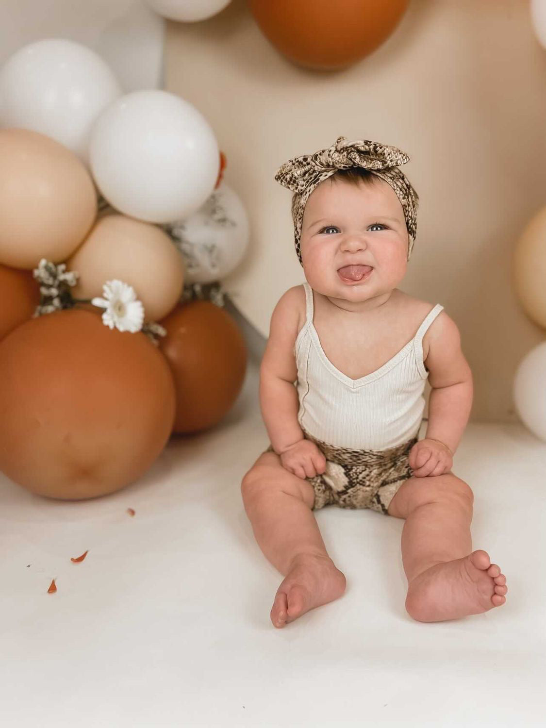 Tan Snake Print Bummies