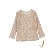 The Printed Long Sleeve Tee - Mist Floral