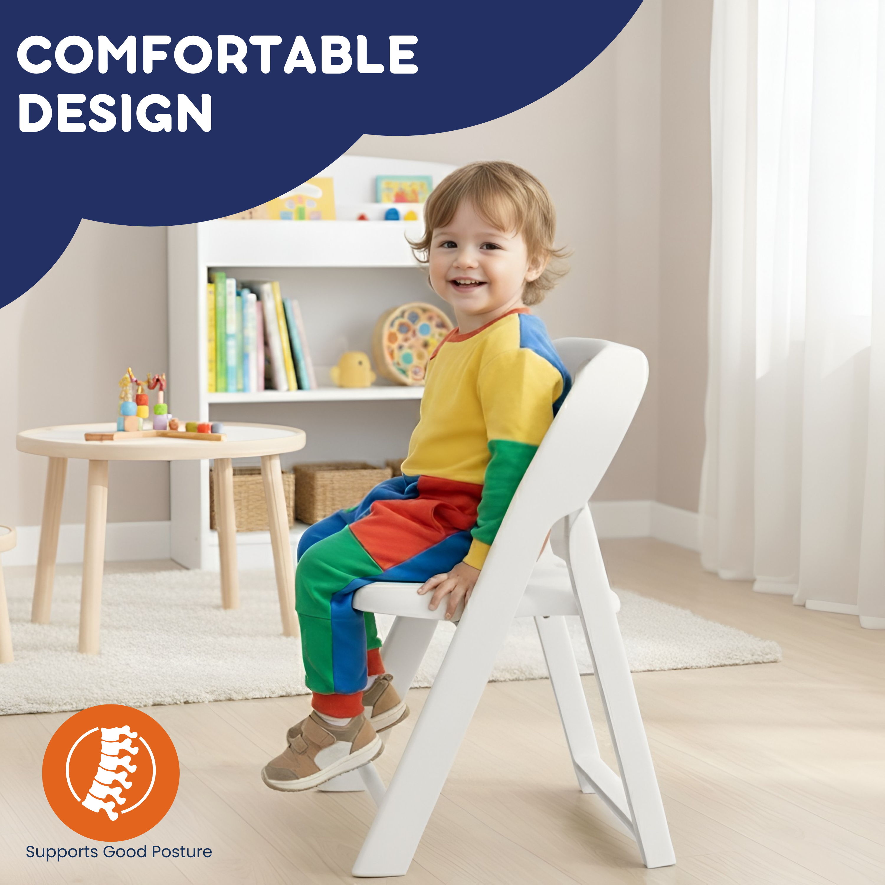 Giggle & Play | Kids Folding Chair  (2 Pack)