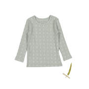 The Printed Long Sleeve Tee - Anchor