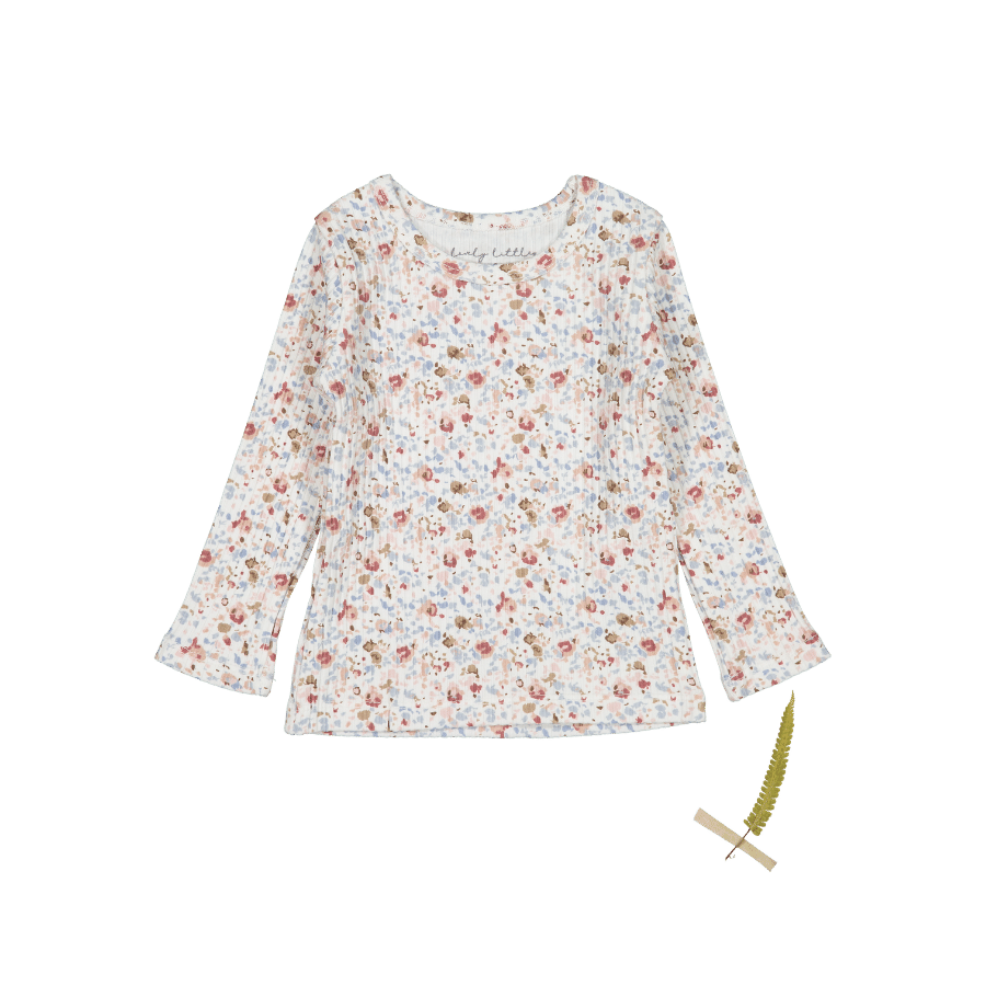 The Printed Long Sleeve Tee - Evelyn