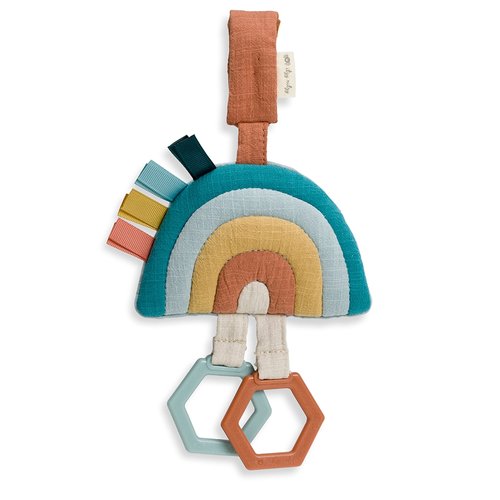 Bitzy Bespoke Ritzy Jingle Travel Toy - Rainbow